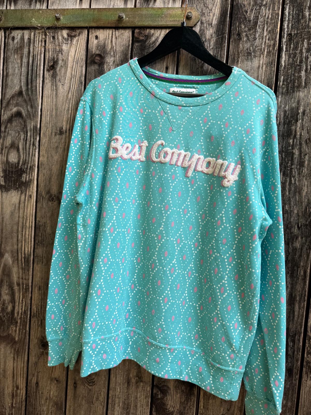Best Company Sweatshirt Aqua