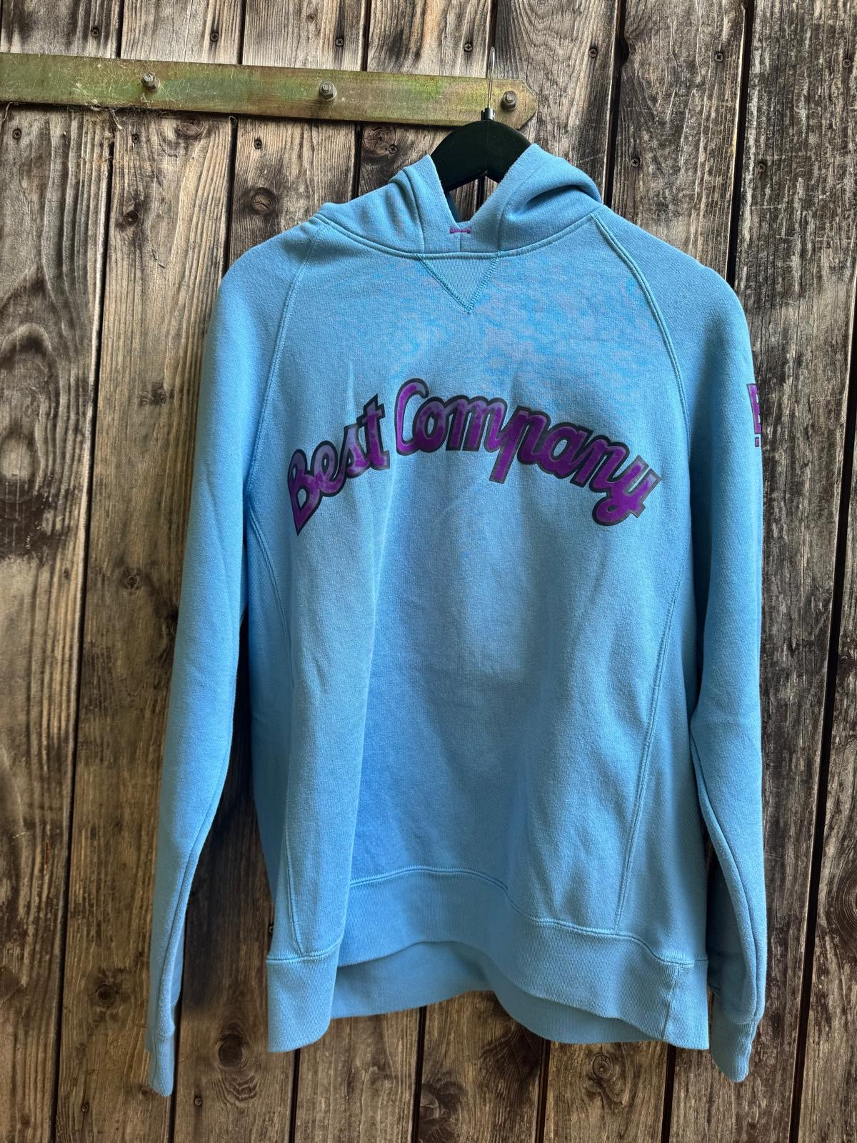 Best Company Hoodie Himmelblau – Ansicht 1