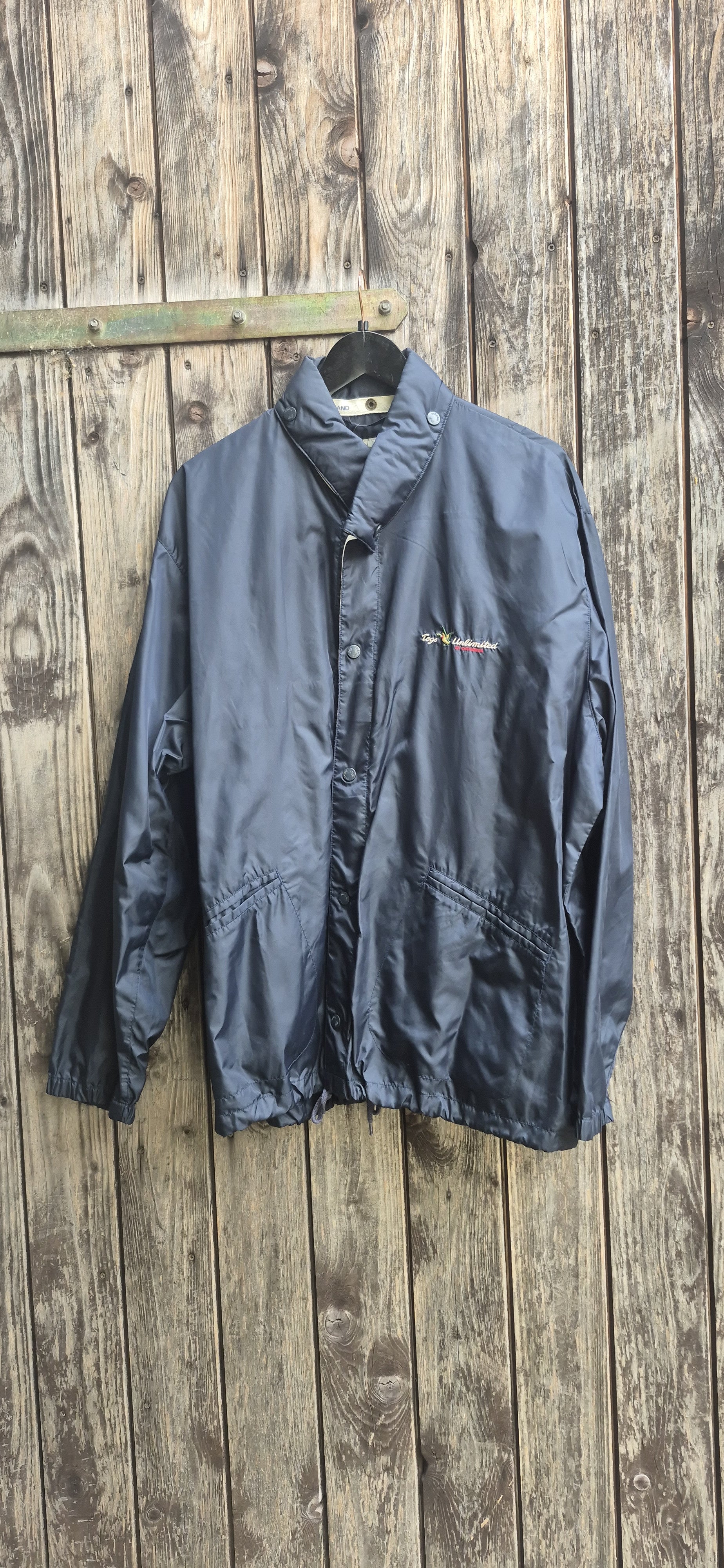 Chevignon Vintage Jacke Dunkelblau, Größe XXL
