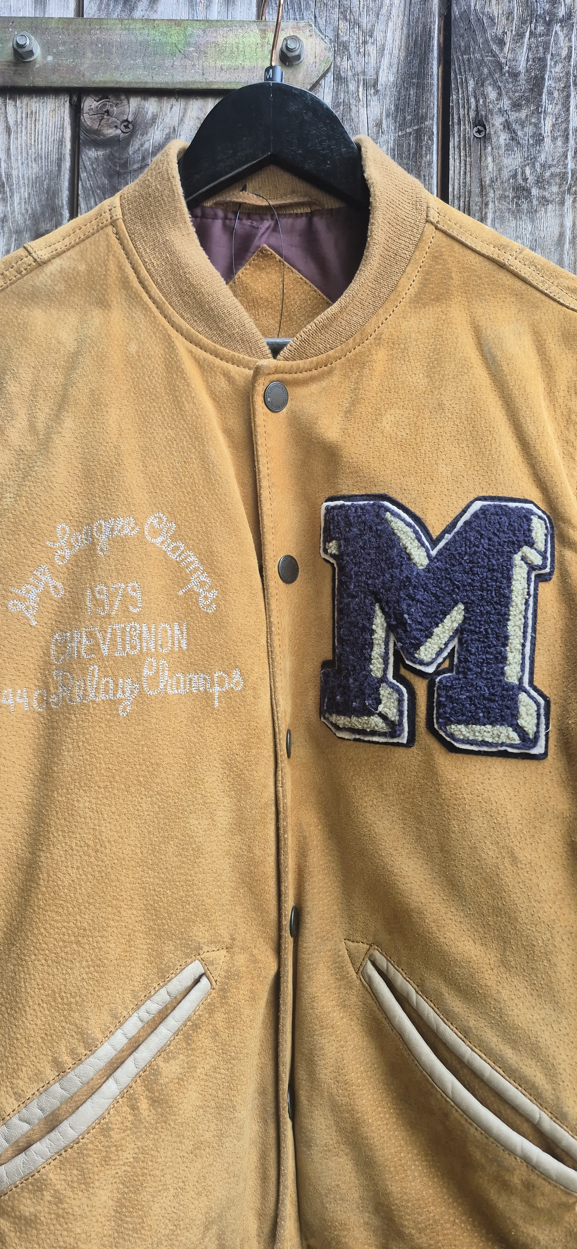 Chevignon College Lederjacke