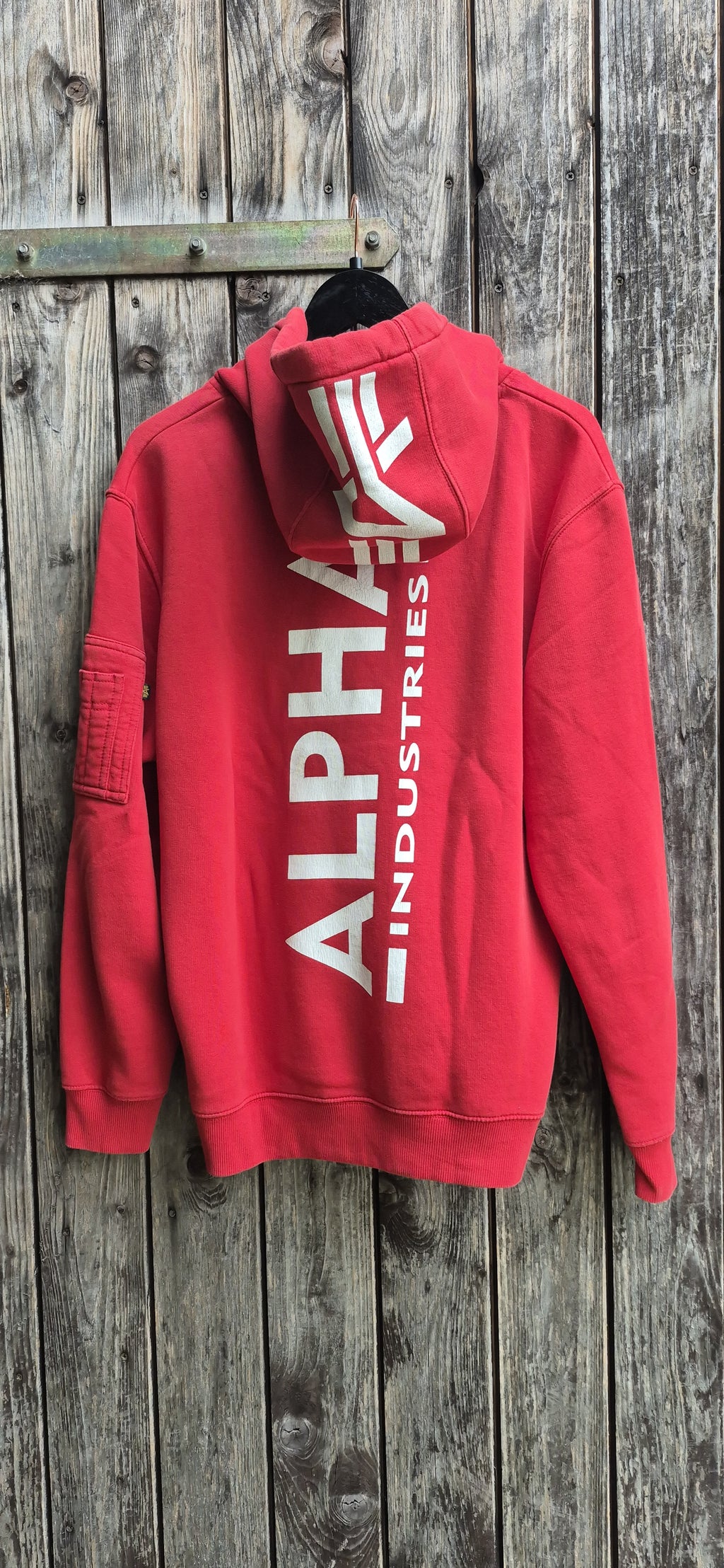 Alpha Industries Hoodie Red – Ansicht 3