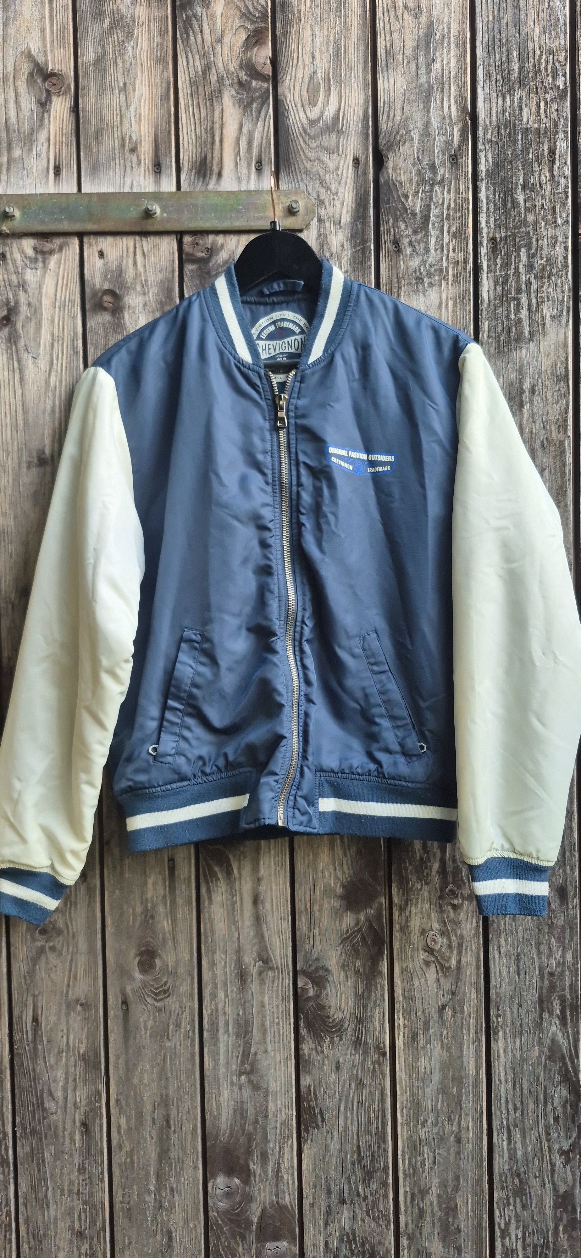 Chevignon Vintage Jacke Blau – Größe M – Ansicht 1