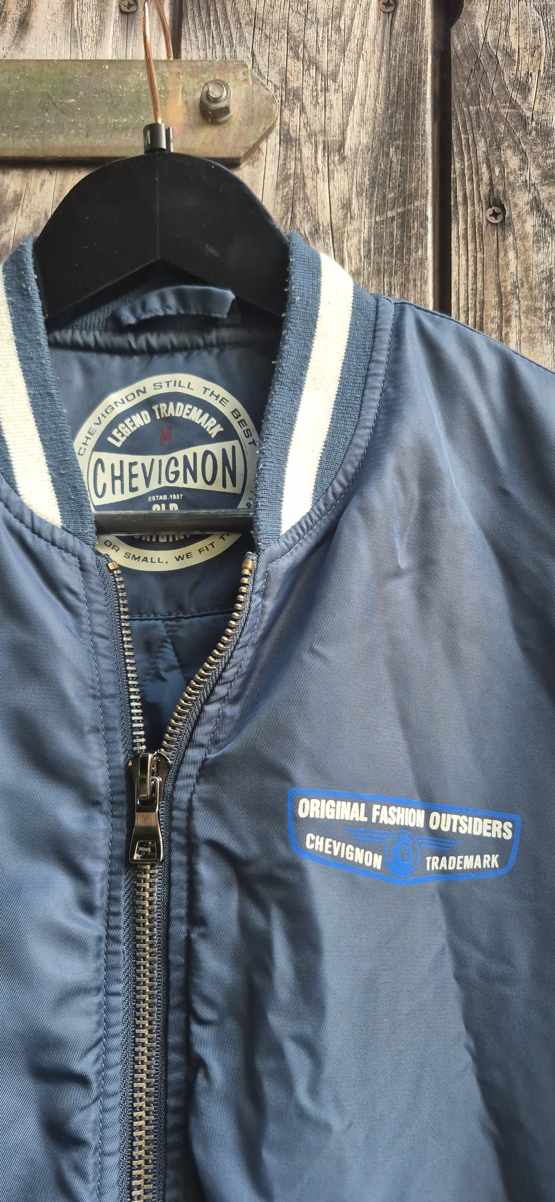 Chevignon Vintage Jacke Blau – Größe M – Ansicht 2