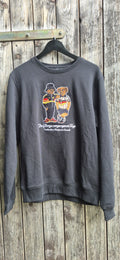 Problembär Sweatshirt "Stick" Schwarz – Größe L