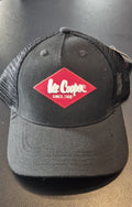 Lee Cooper Vintage Mütze Schwarz – Größe Verstellbar
