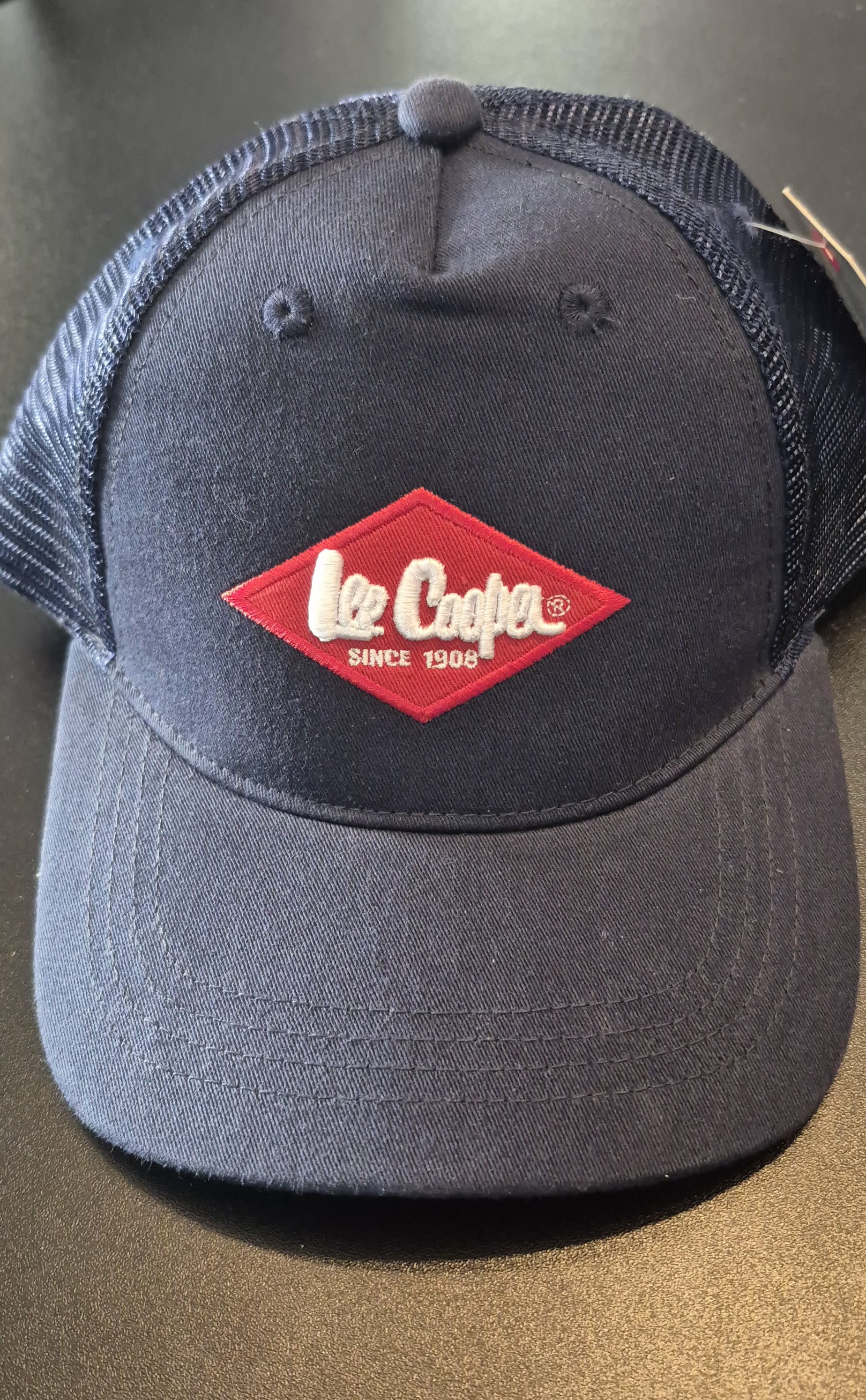 Lee Cooper Vintage Mütze Dunkelblau – Größe Verstellbar