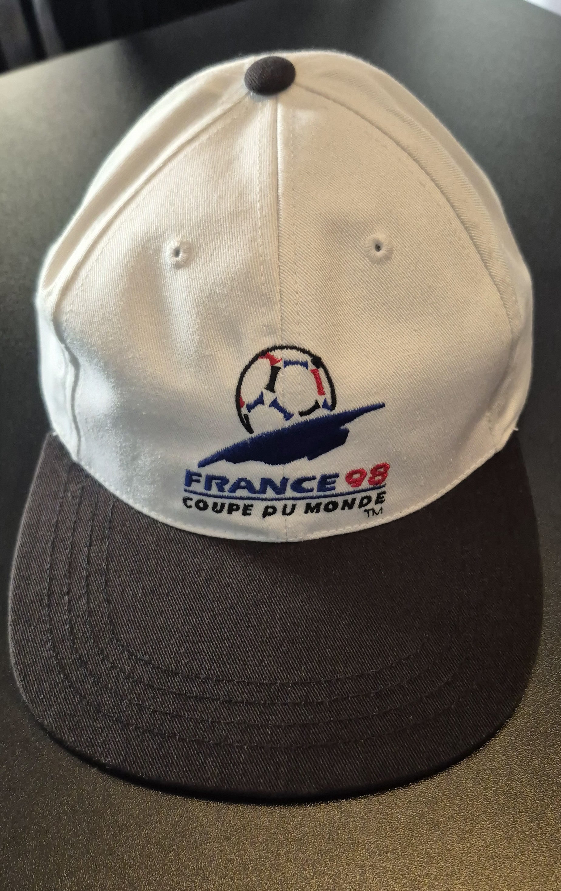 France 98 Vintage Mütze Weiss