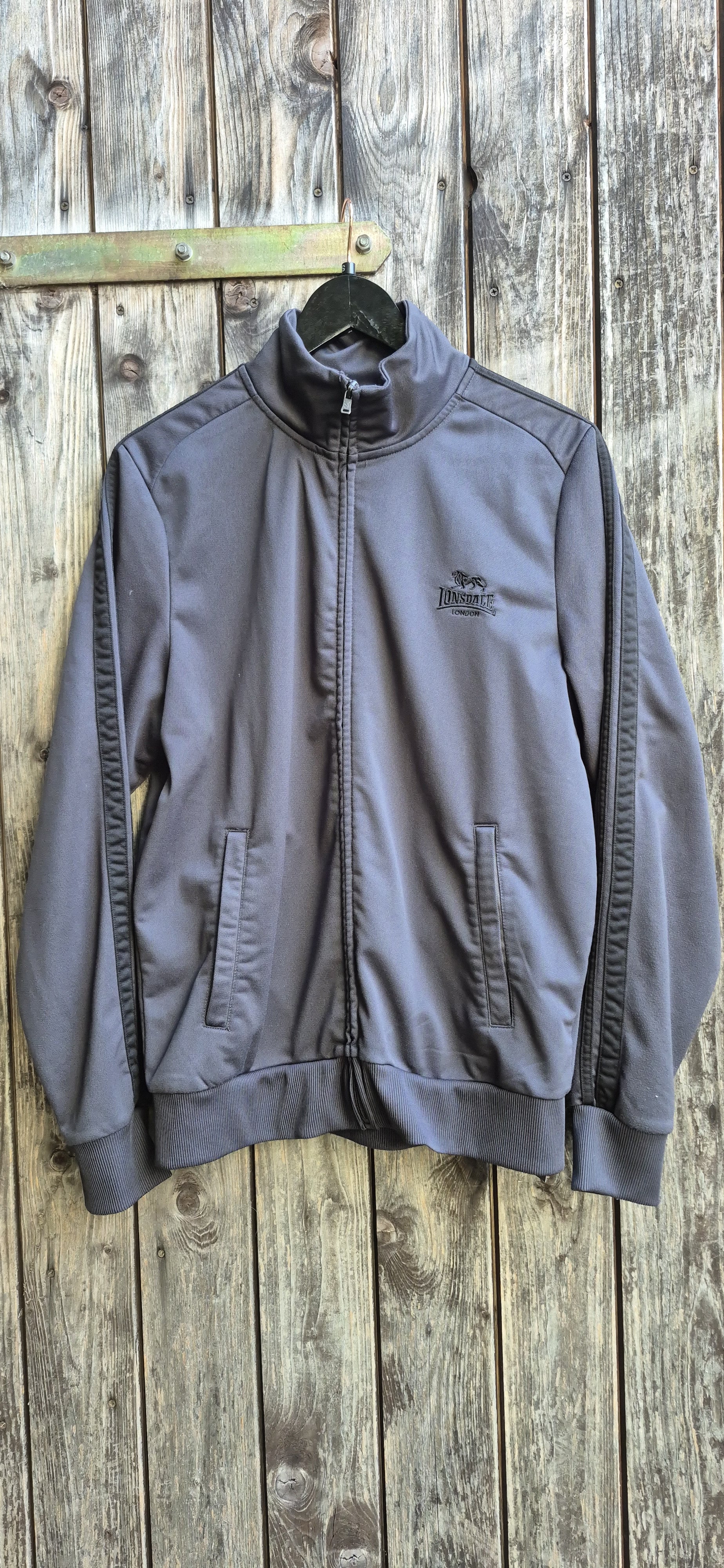 Lonsdale Vintage Trainingsjacken Schwarz – Größe S