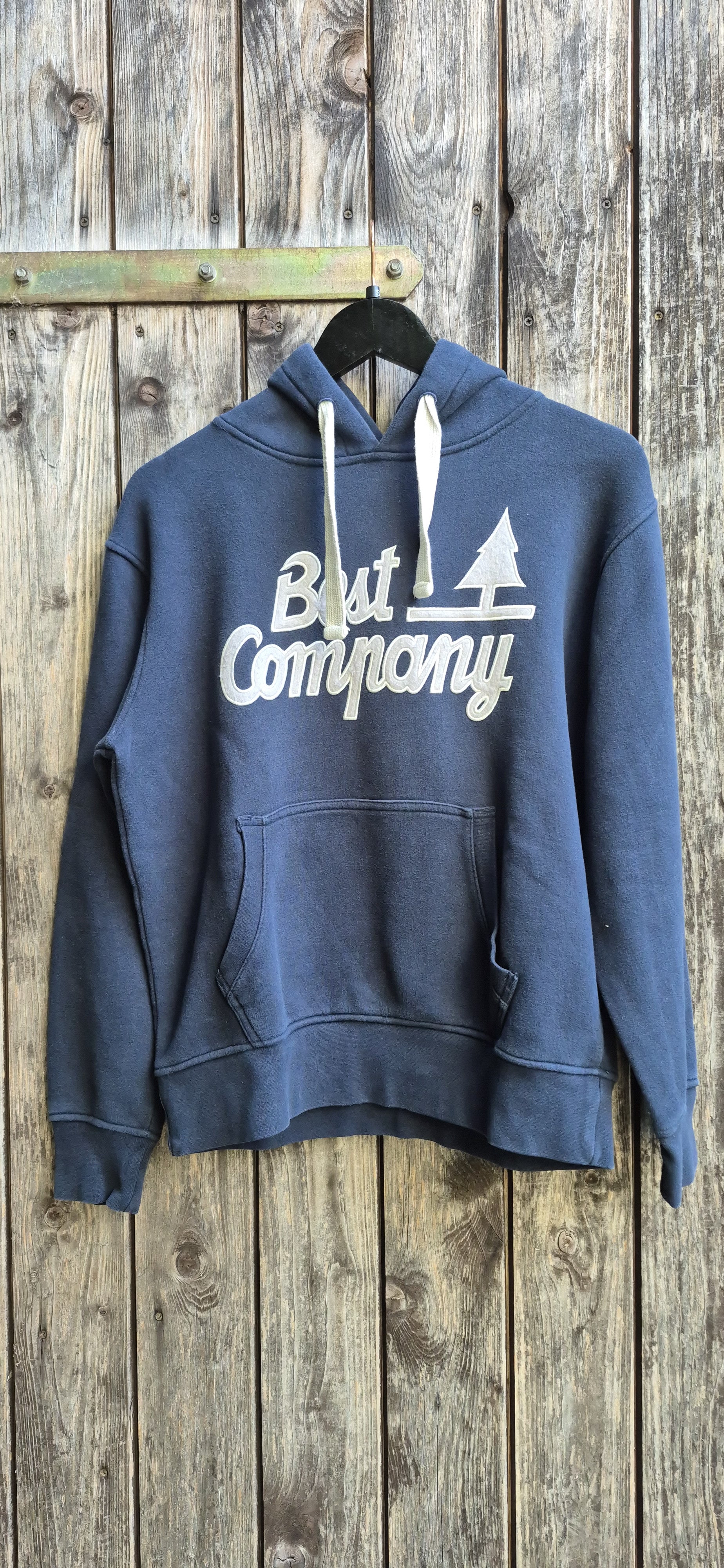 Best Company Vintage Hoodie Navy – Größe S