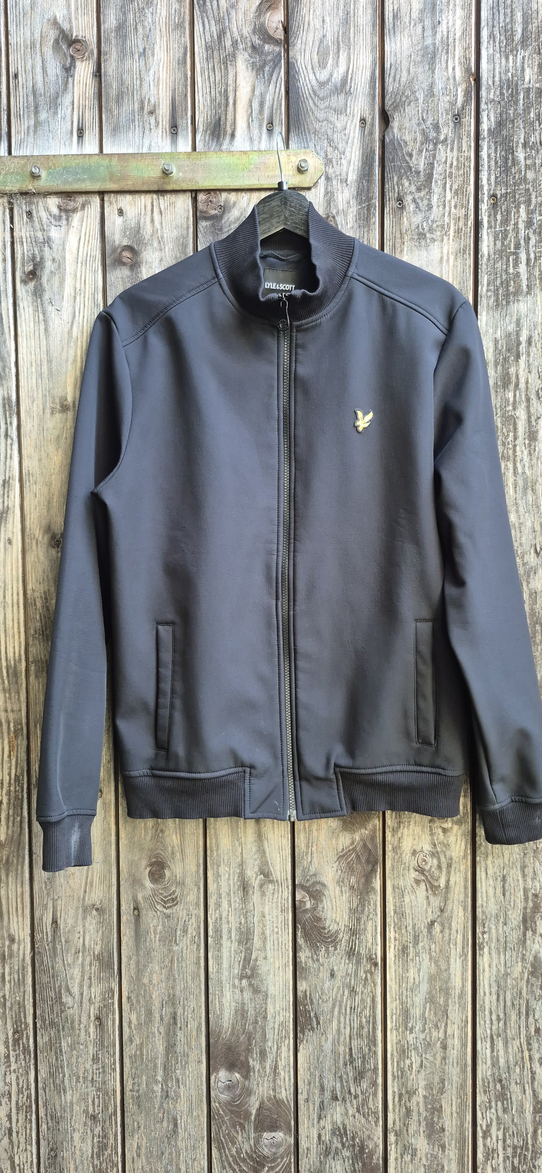 Lyle&Scott Softshell Jacke Schwarz – Größe M