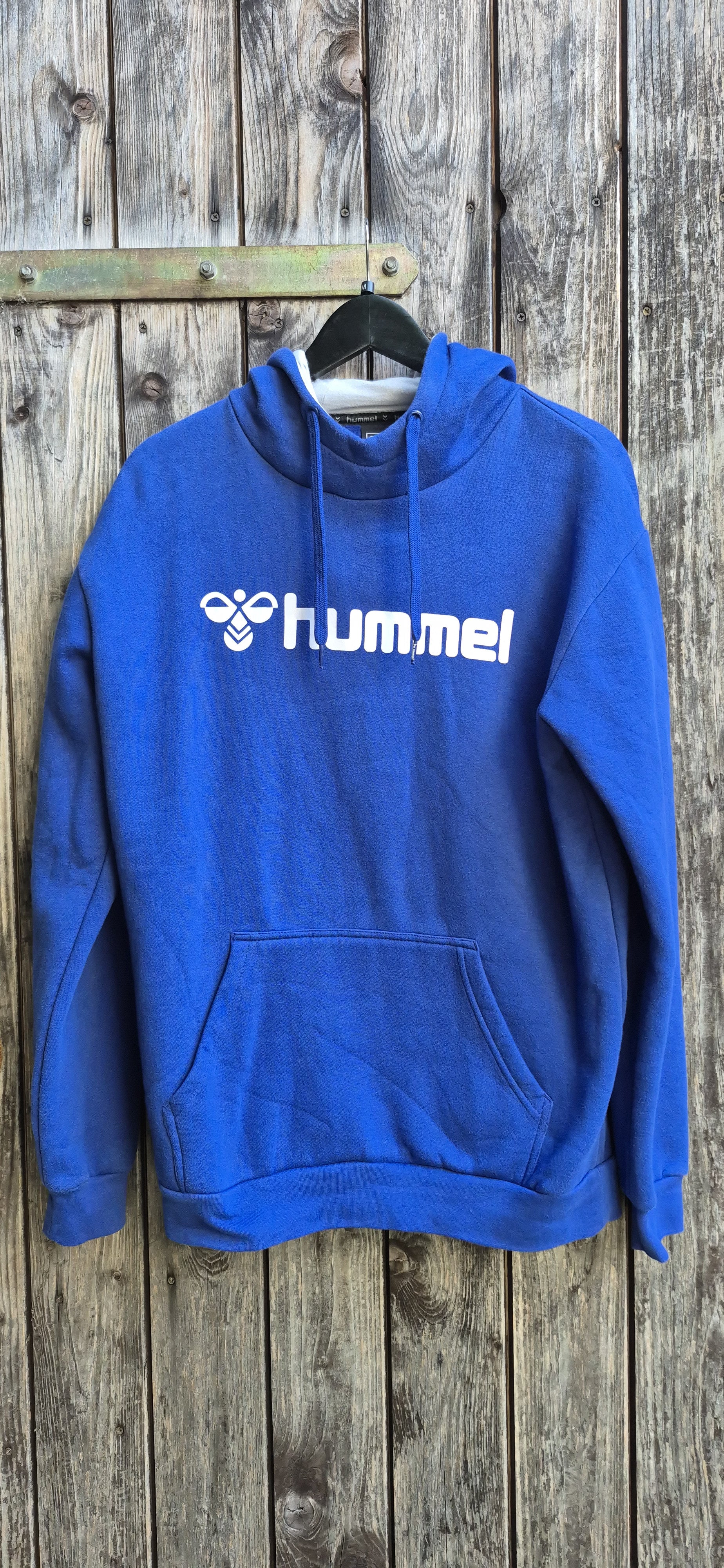 Hummel Vintage Hoodie Blau – Größe M