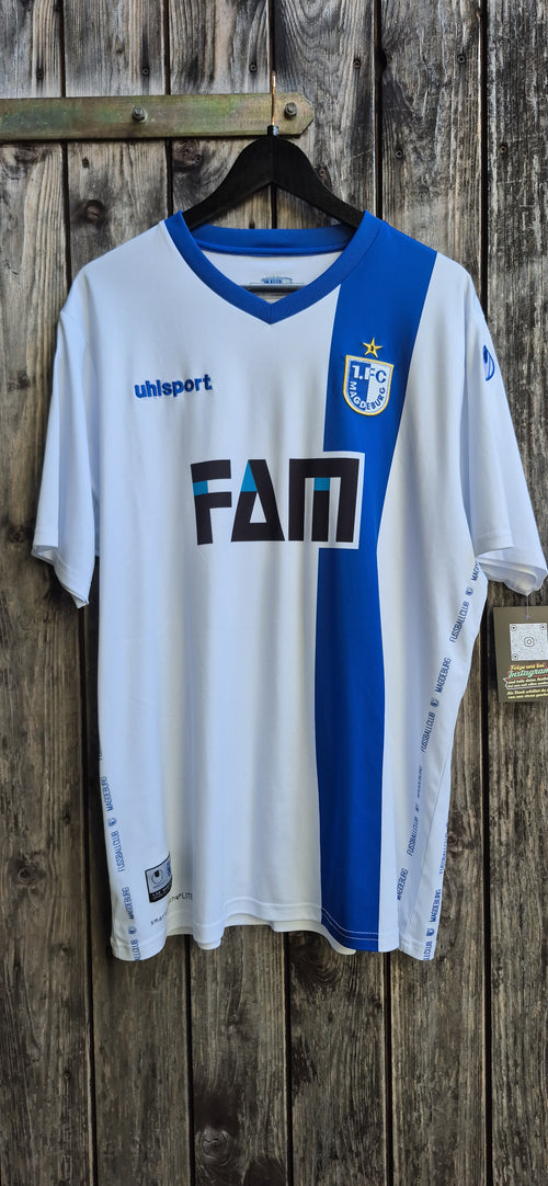 1.FC Magdeburg Vintage Trikot Weiss – Größe 3XL