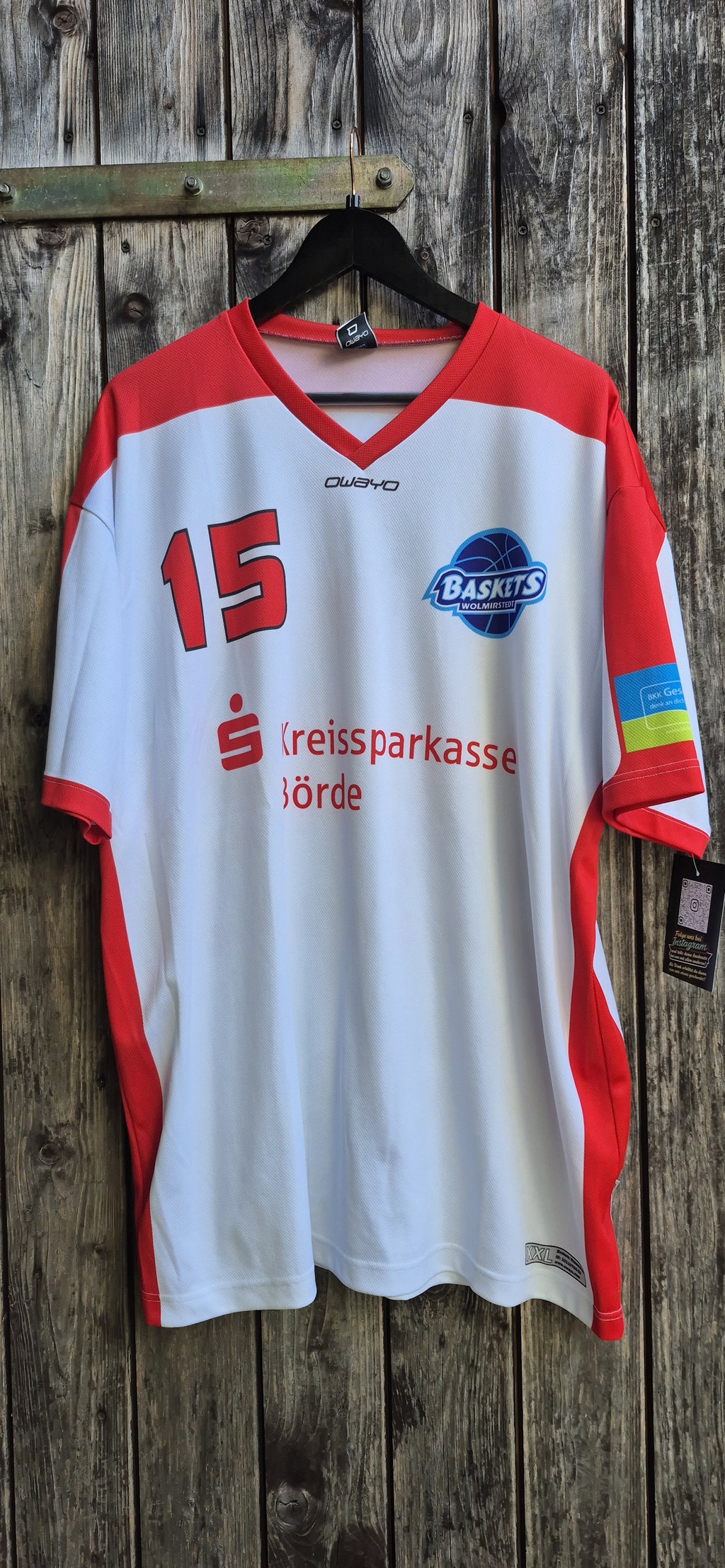 Baskets Womirstedt Vintage Trikot Weiss – Größe XXL