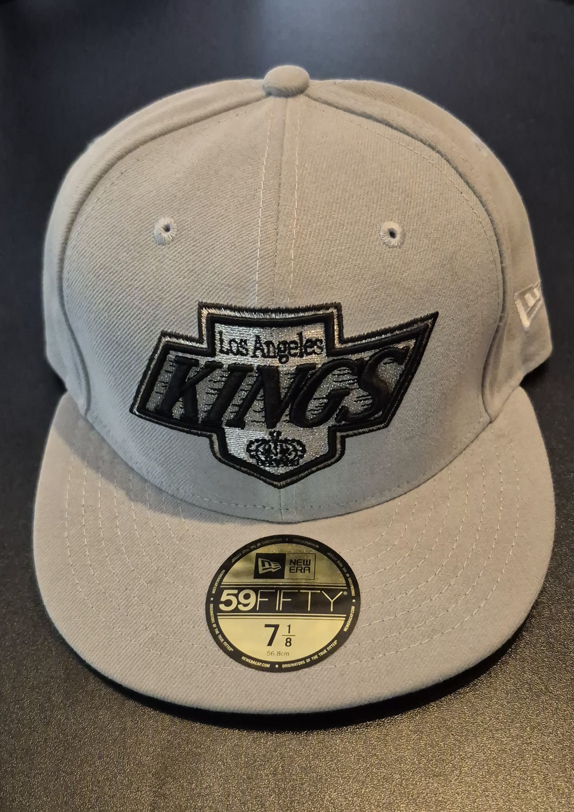 New Era Vintage Mütze Grau – Größe 7 1/8