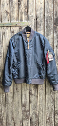 Alpha Industries Vintage Bomberjacke Navy – Größe XL