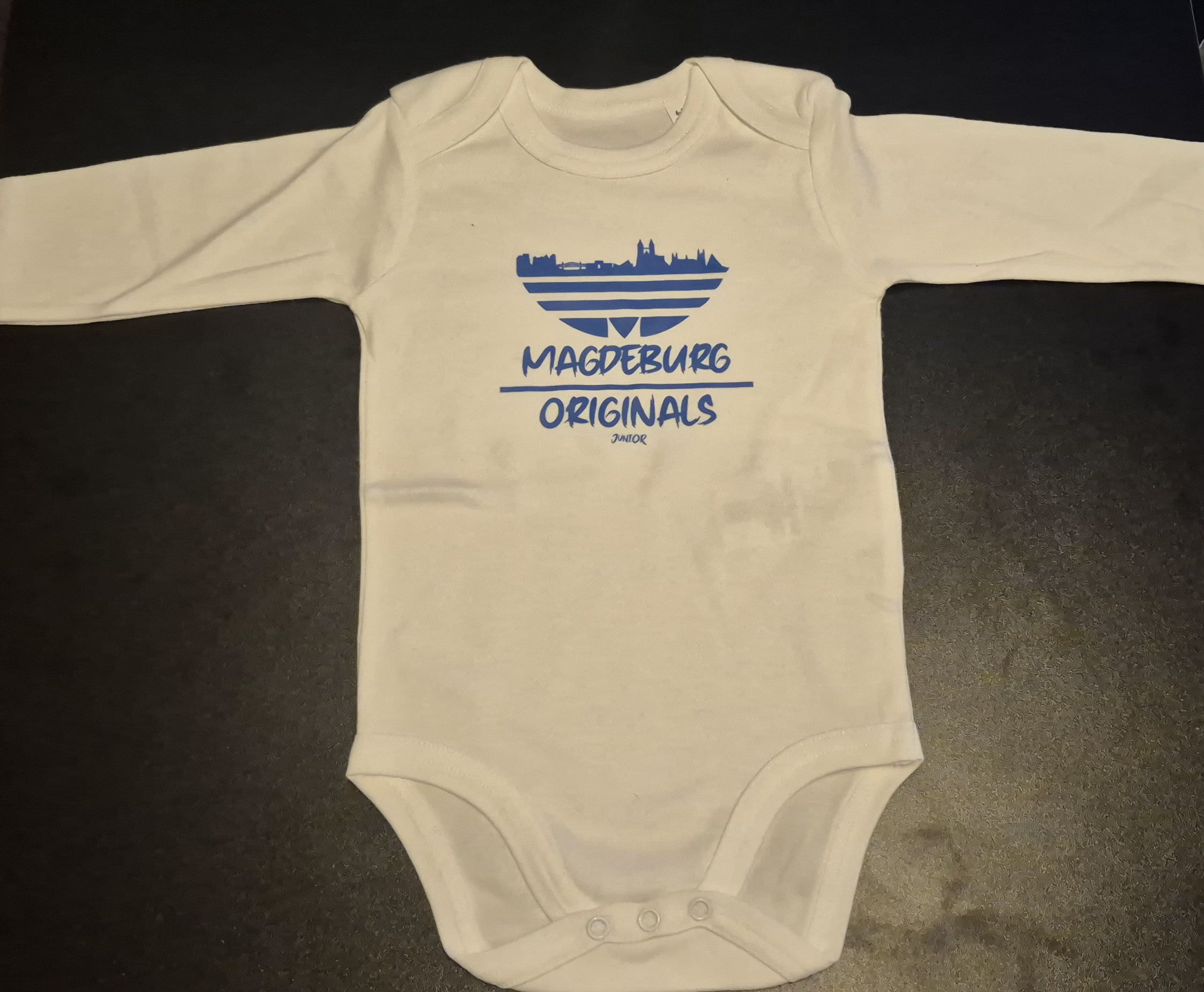Magdeburg Langarm Body Weiss