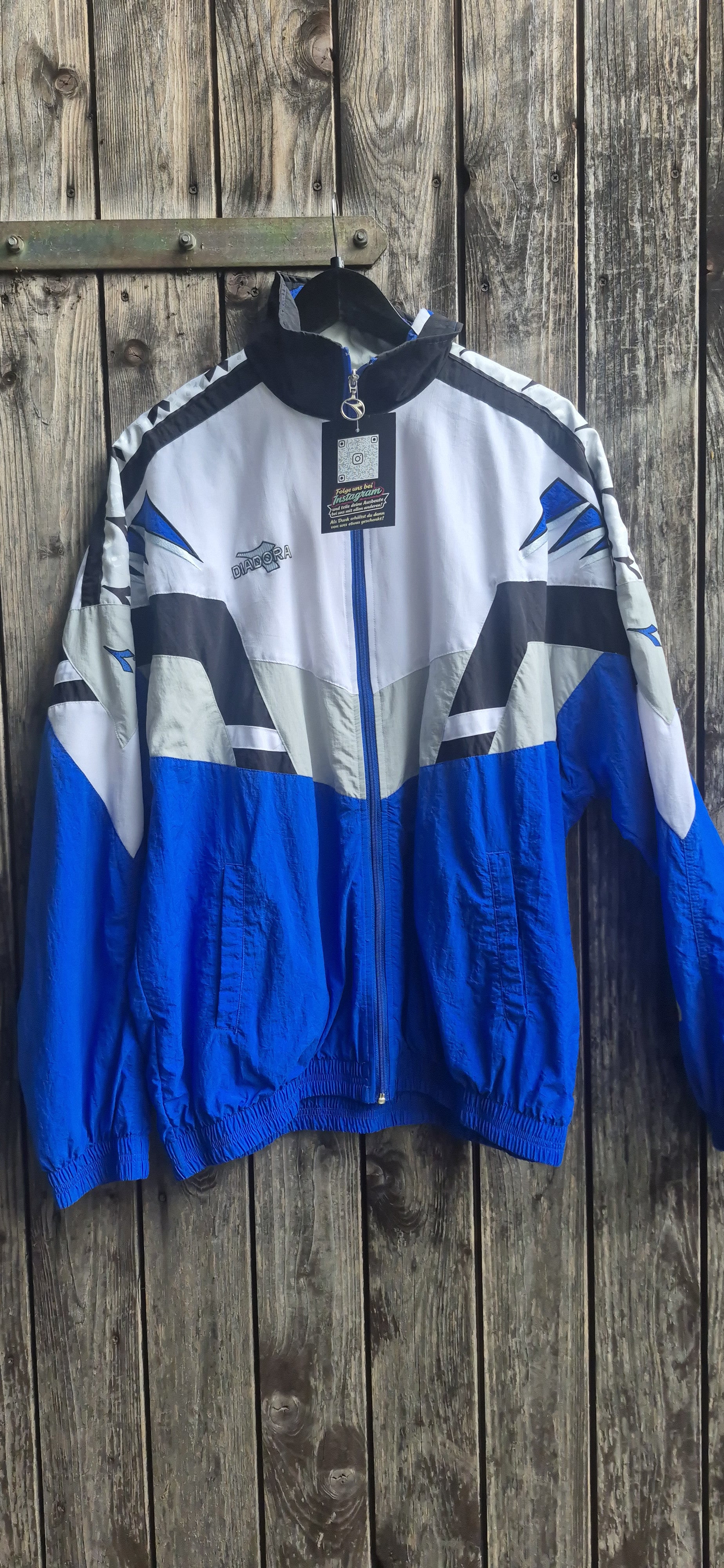 Diadora Vintage Trainingsjacke Mehrfarbig – Bild 1