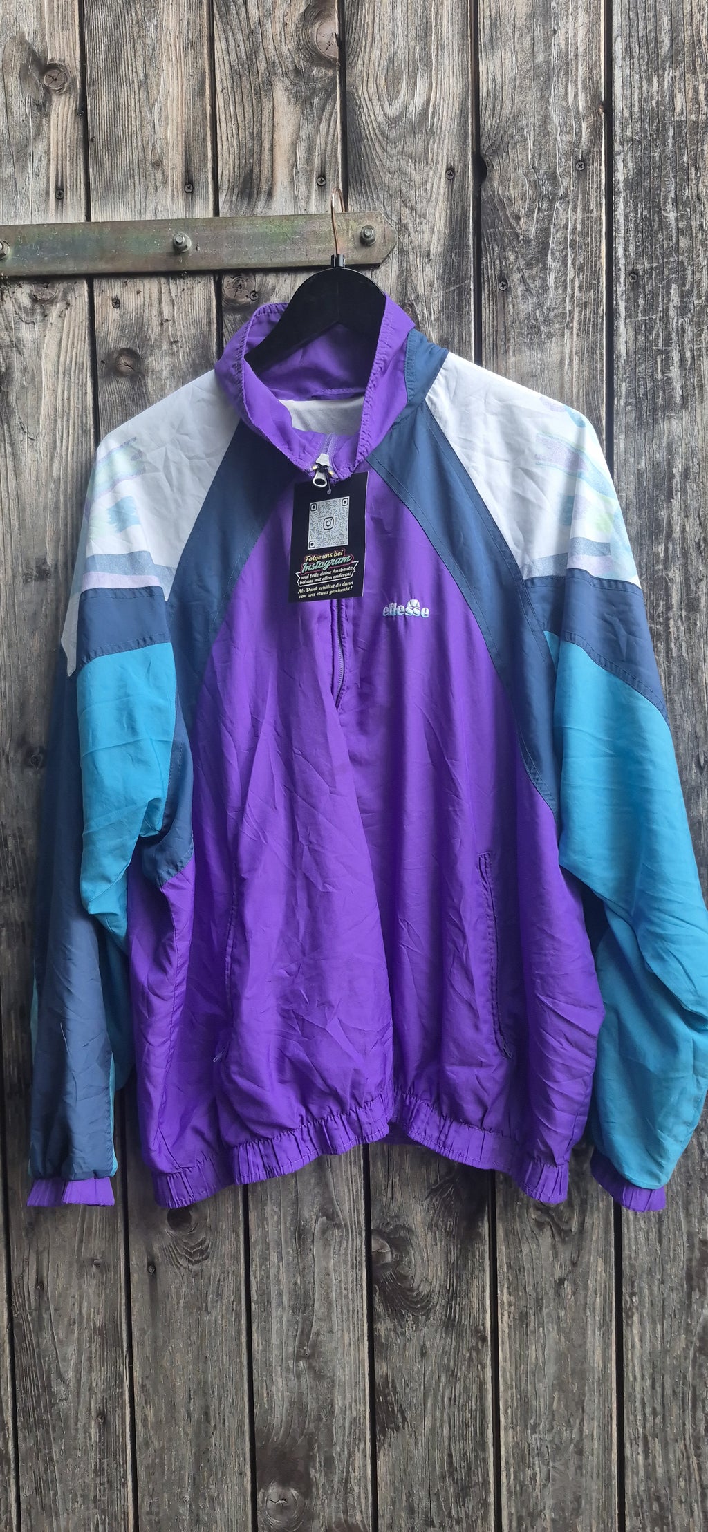 Ellesse Vintage Trainingsjacke Lila – Bild 1