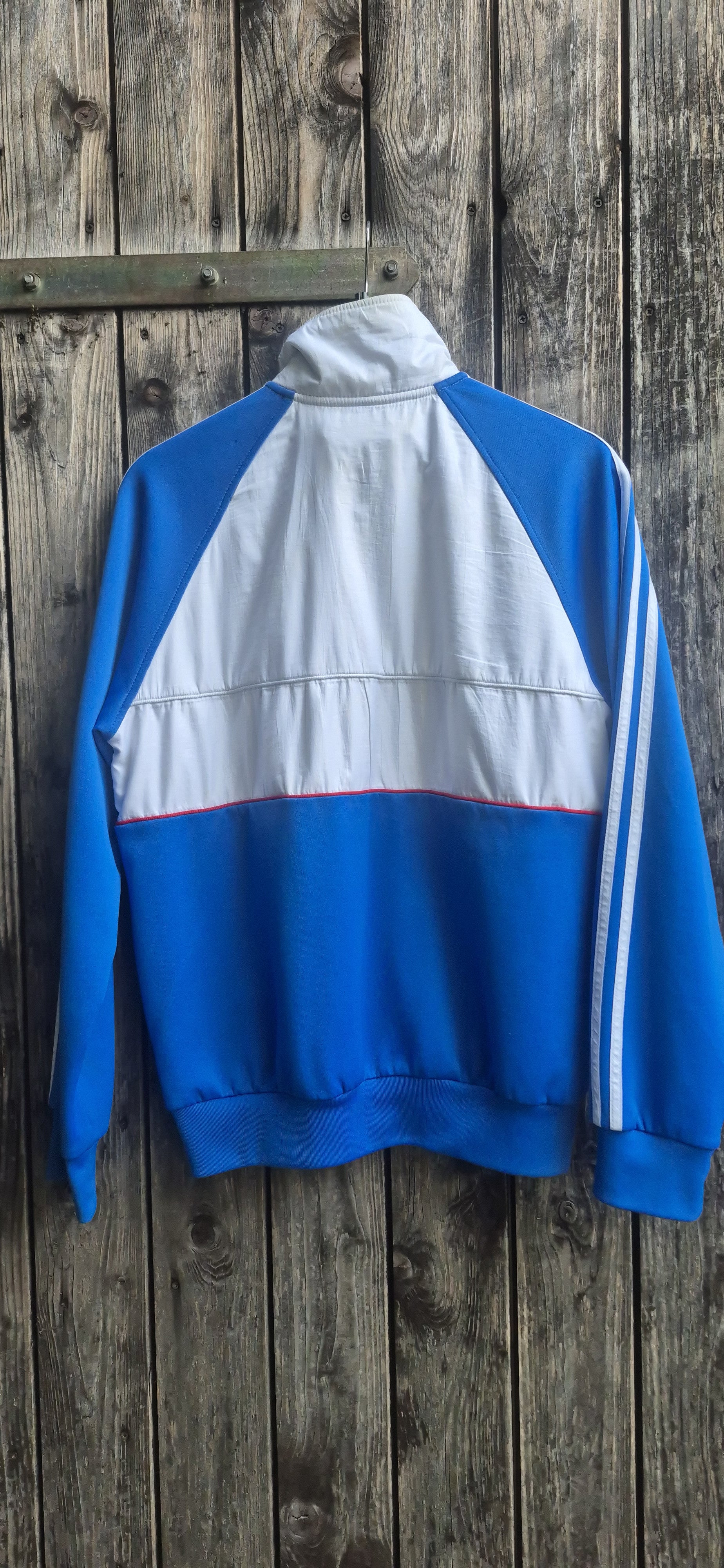 Adidas Originals Vintage Trainingsjacke Blau/Weiss – Bild 3