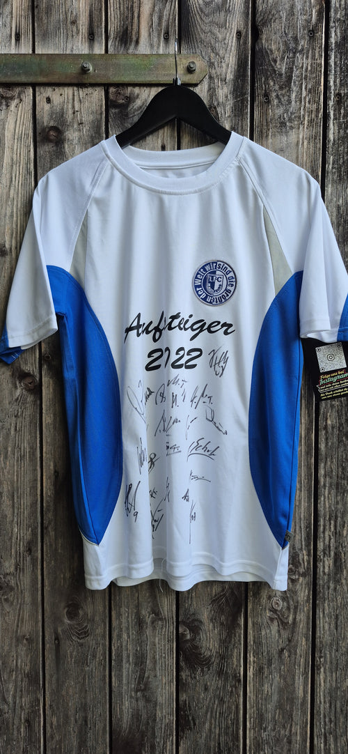1.FC Magdeburg Vintage Trikot Weiss – Bild 1