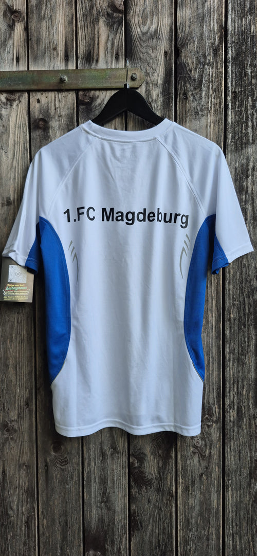 1.FC Magdeburg Vintage Trikot Weiss – Bild 2