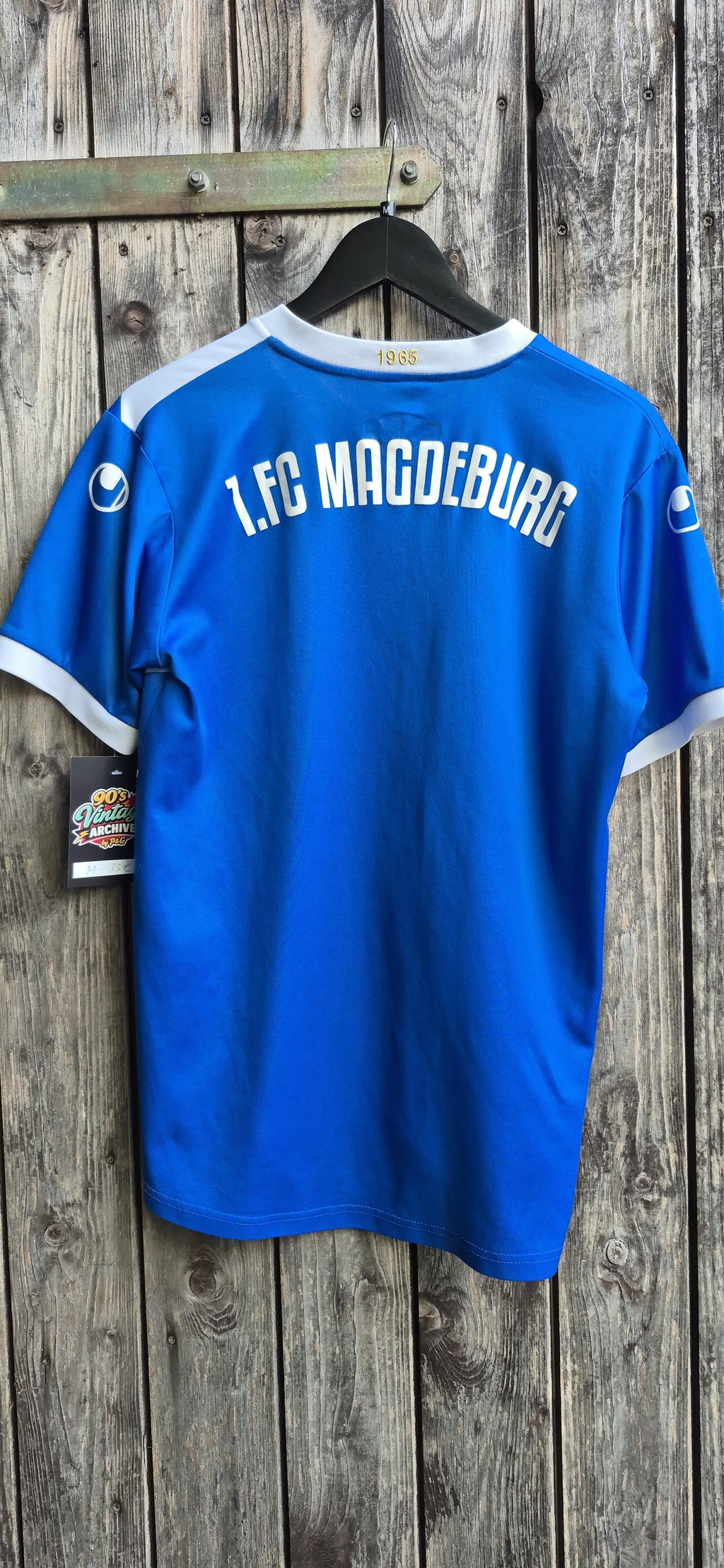 1.FC Magdeburg Vintage Trikot Blau – Bild 2