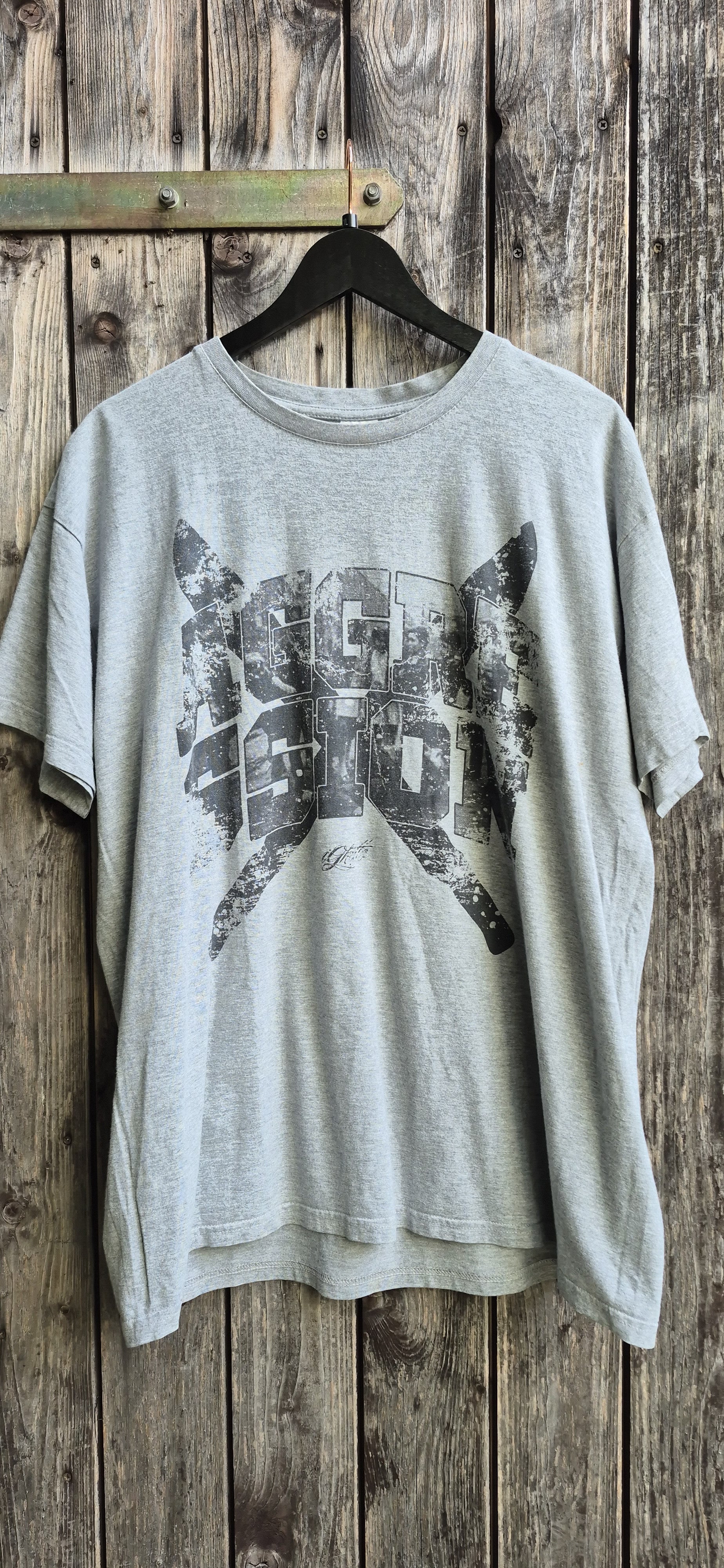 I Ghetto "Aggression" T-Shirt Grau – Bild 1