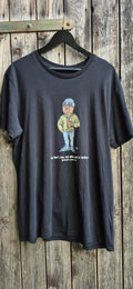 Problembär Vintage T-Shirt Schwarz – Bild 1