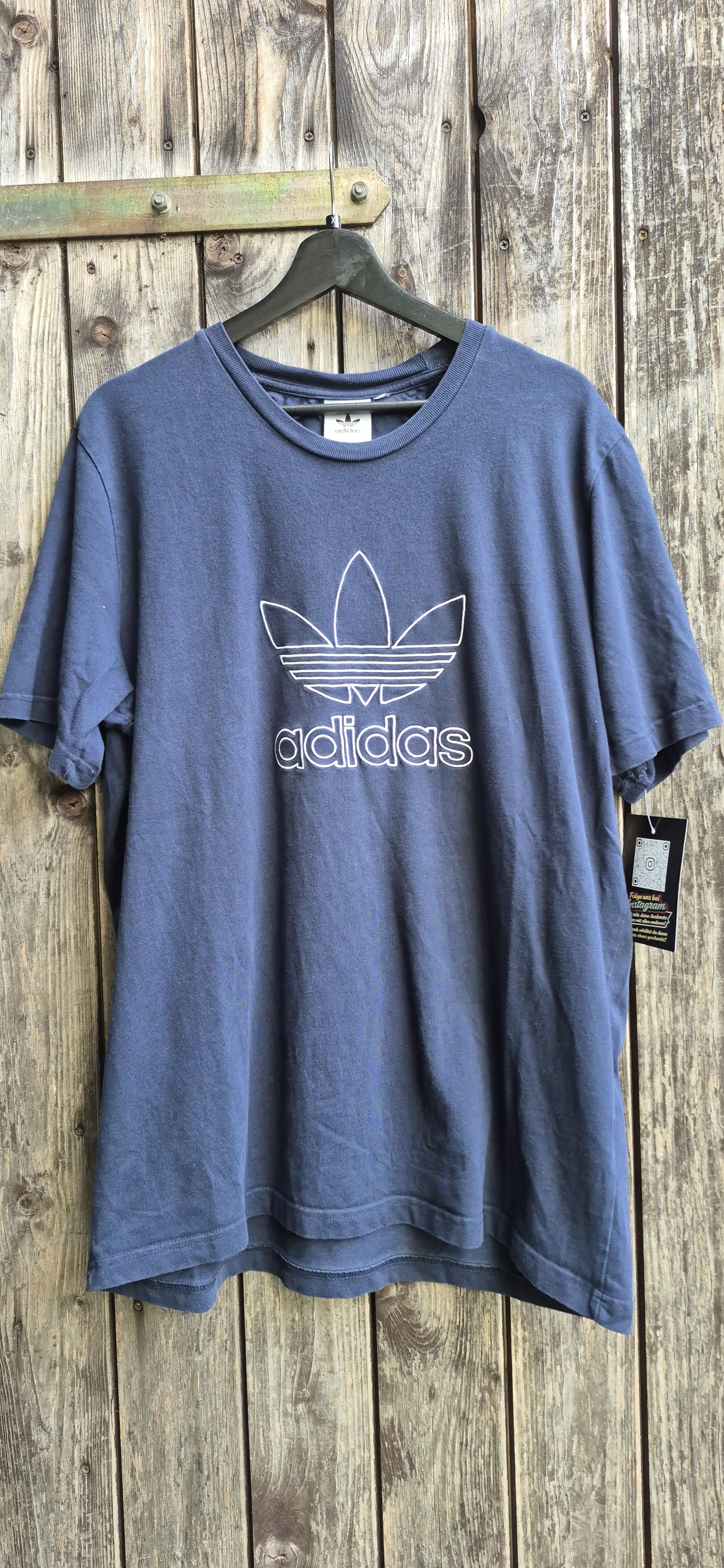 Adidas Originals Vintage T-Shirt Dunkelblau – Bild 1