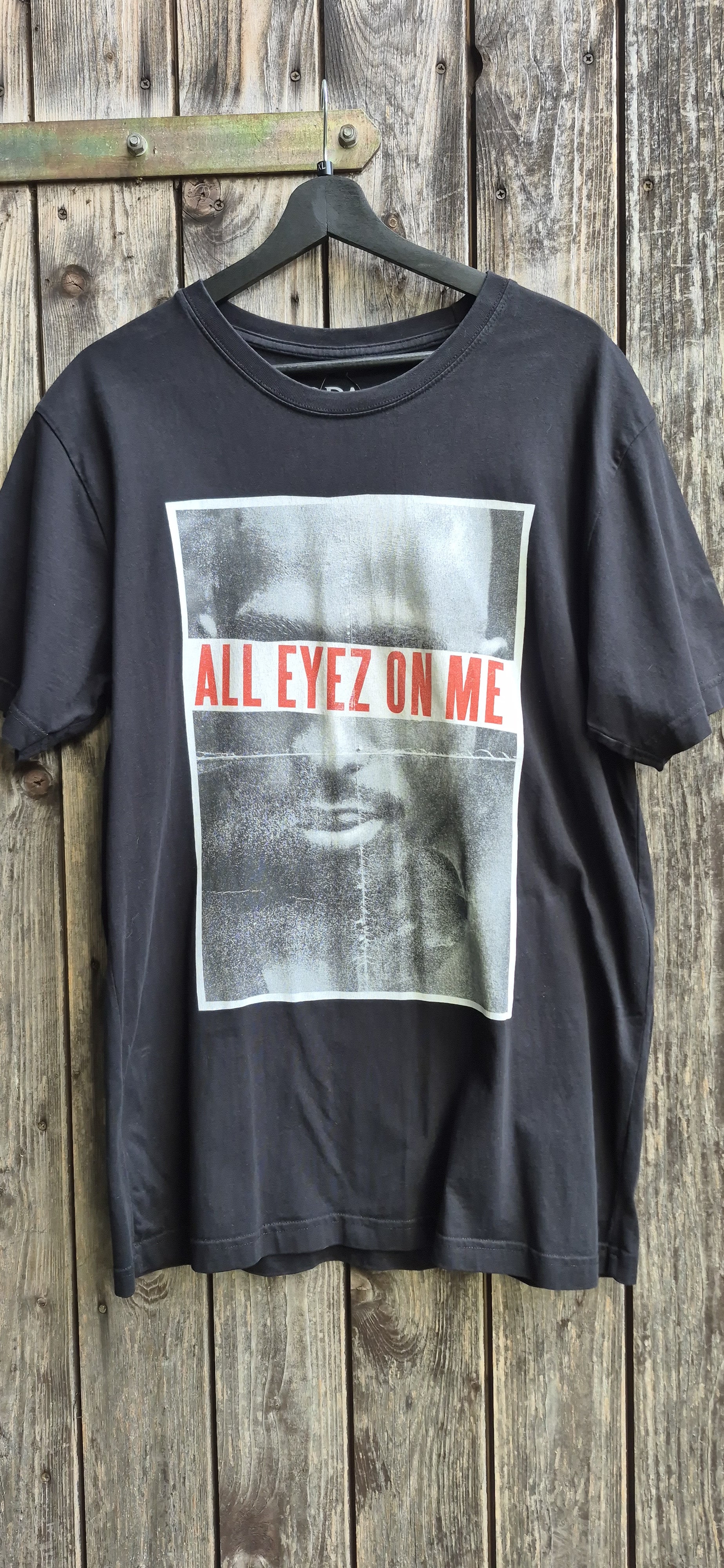 Tupac Vintage T-Shirt Schwarz – Bild 1