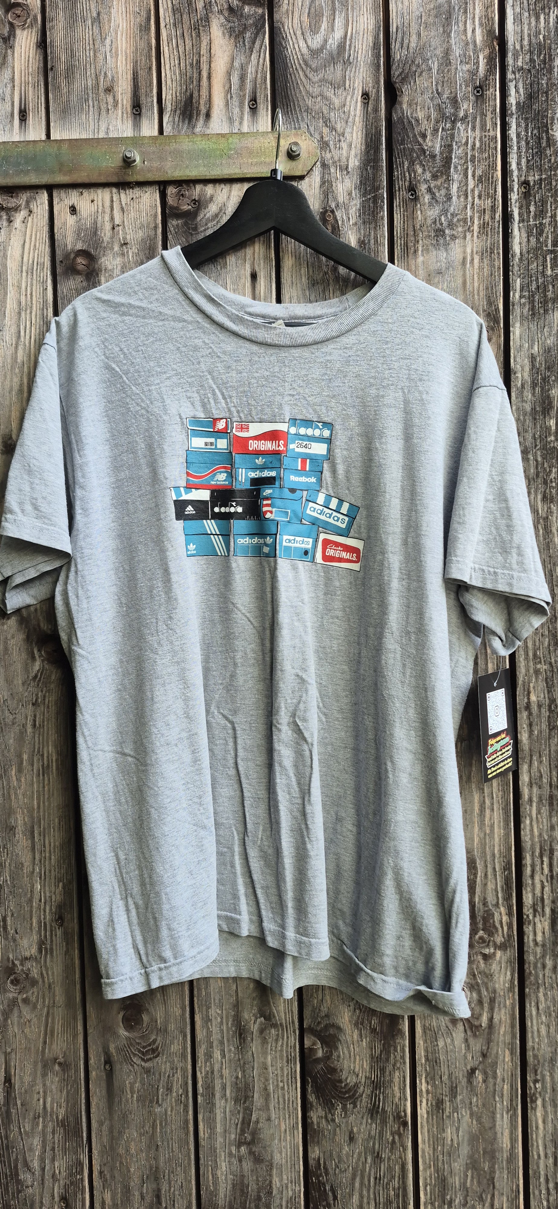 Adidas Originals Vintage T-Shirt Grau – Bild 1