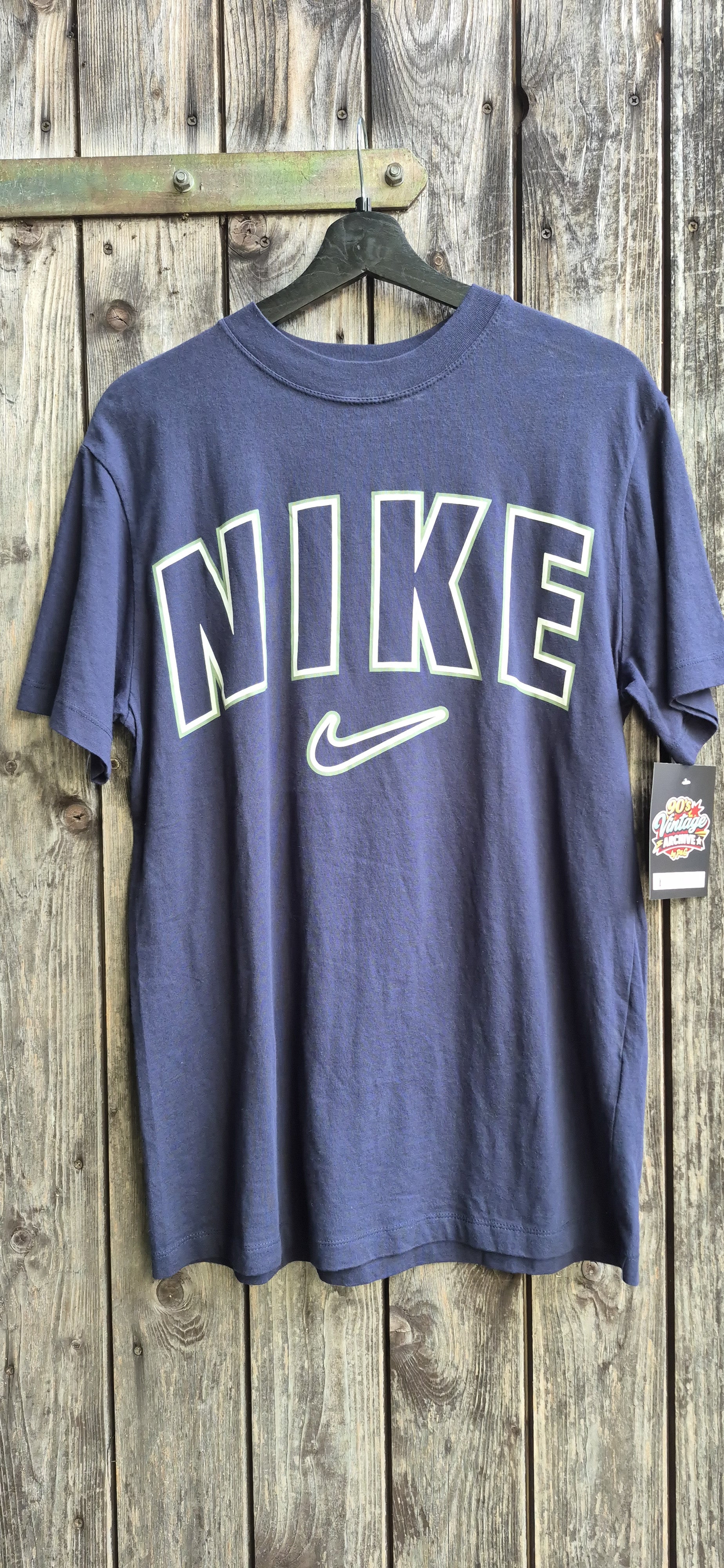 Nike Vintage T-Shirt Dunkelblau – Bild 1