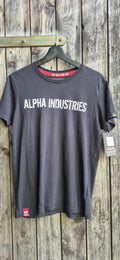Alpha Industries Vintage T-Shirt Schwarz – Bild 1