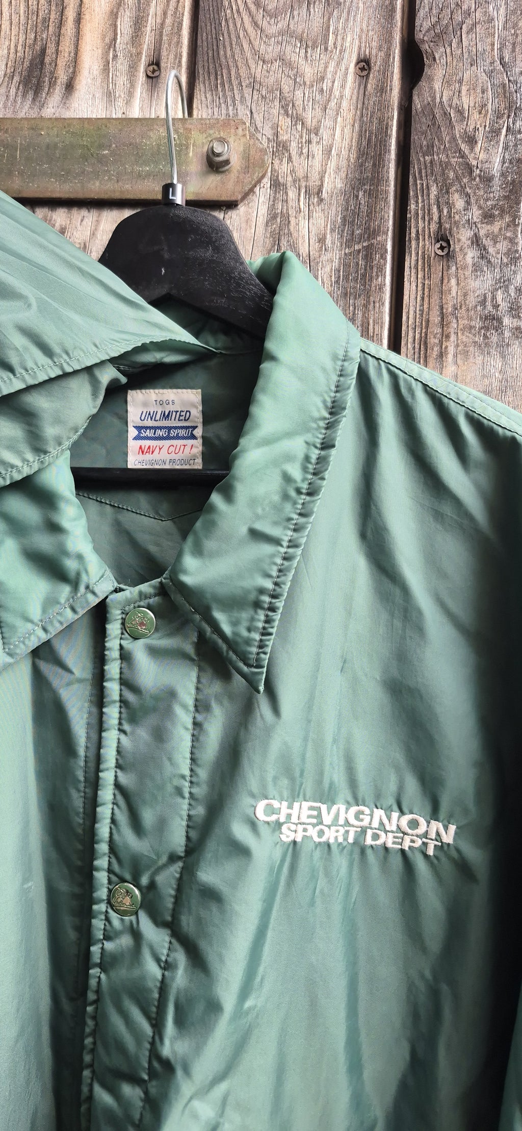 Chevignon Vintage Jacke Gruen – Bild 2