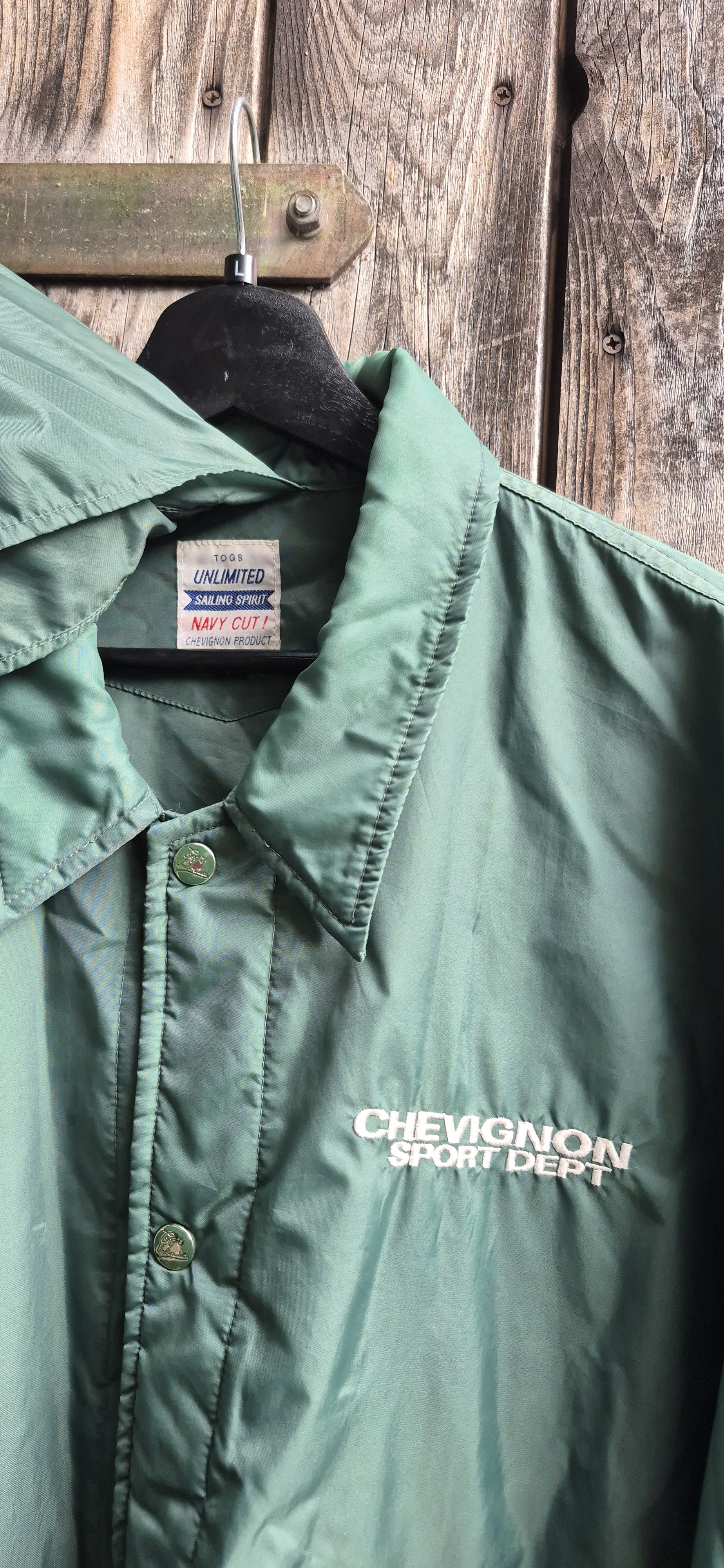 Chevignon Vintage Jacke Gruen – Bild 2