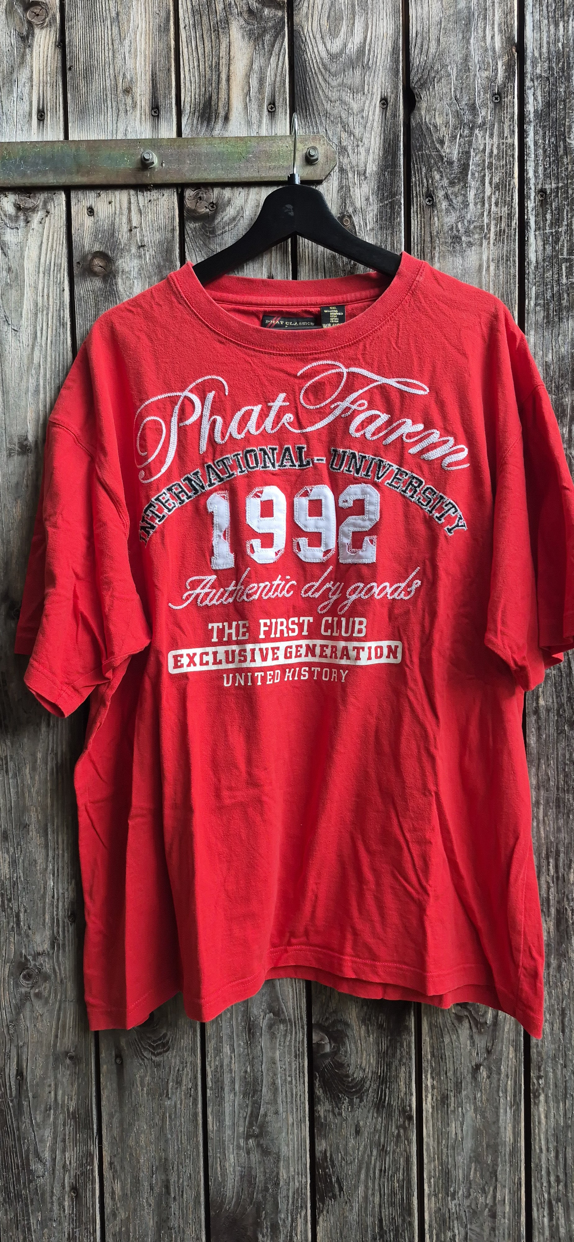Phat Farm Vintage T-Shirt Rot – Bild 1