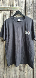 Partizan Belgrad Vintage T-Shirt Schwarz – Bild 1