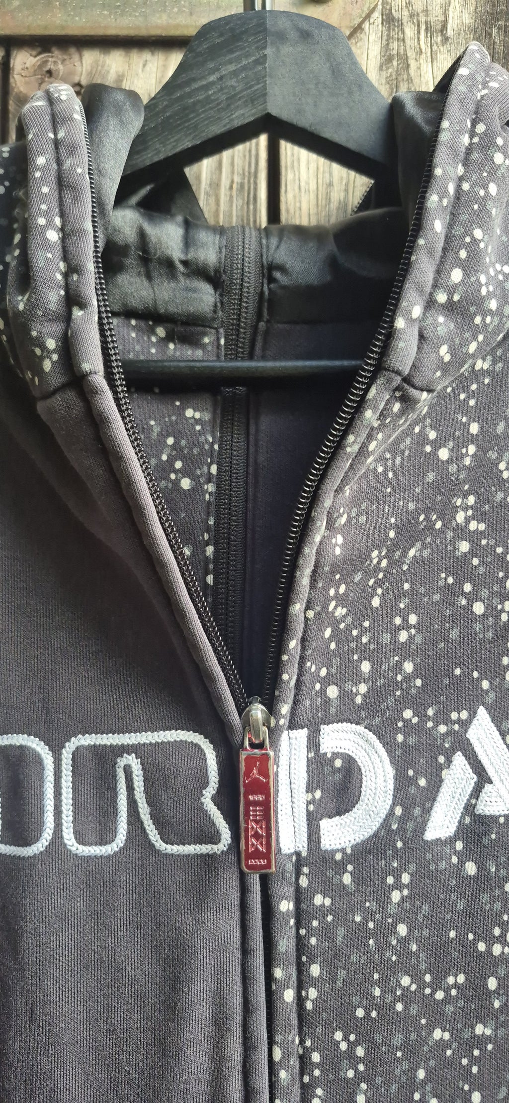 Jordan Vintage Hoodie Schwarz – Bild 2