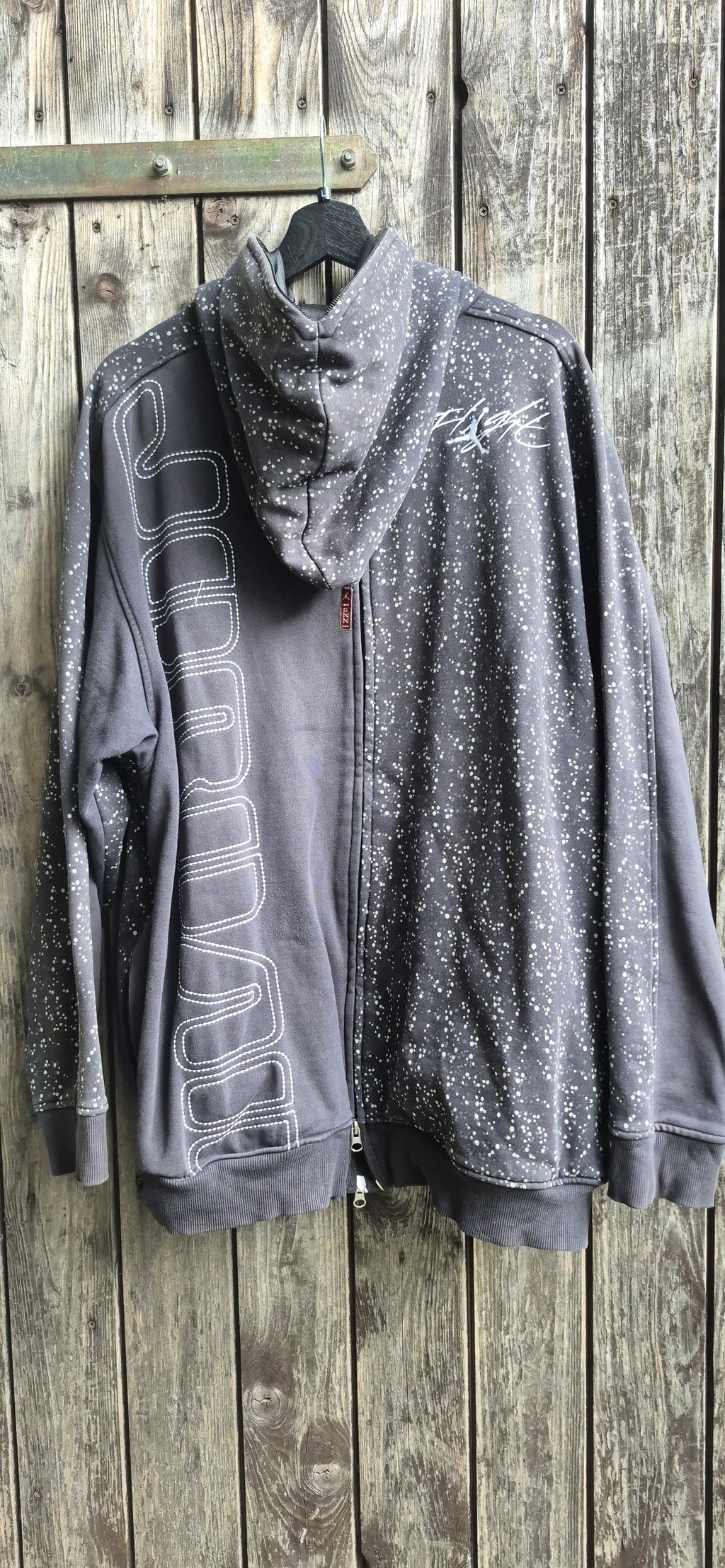 Jordan Vintage Hoodie Schwarz – Bild 3