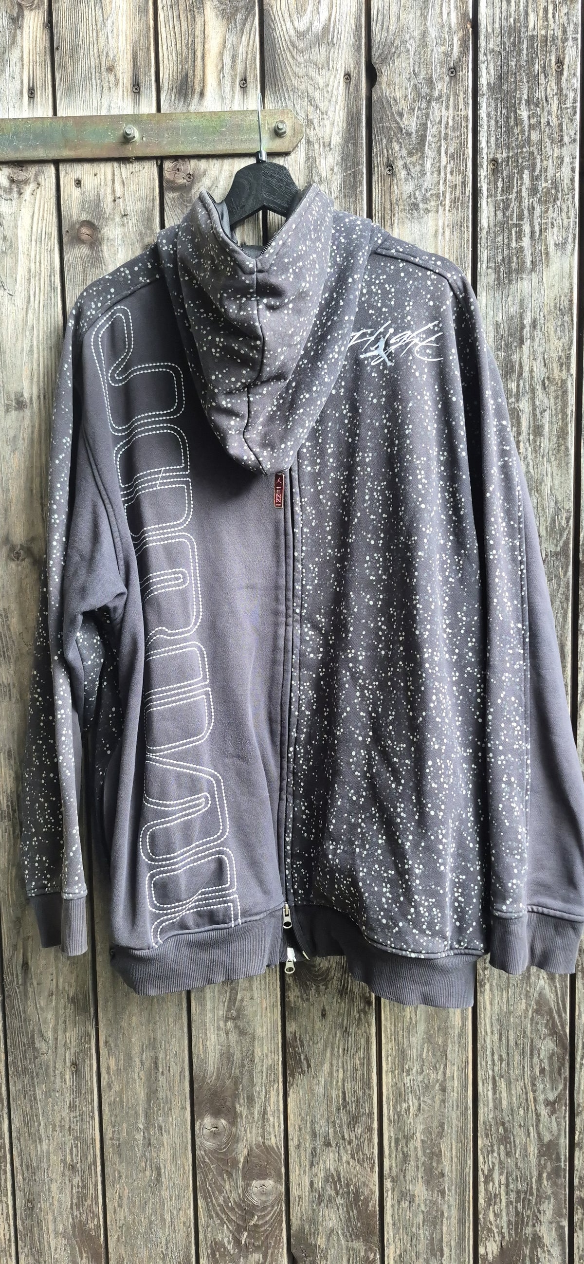 Jordan Vintage Hoodie Schwarz – Bild 3