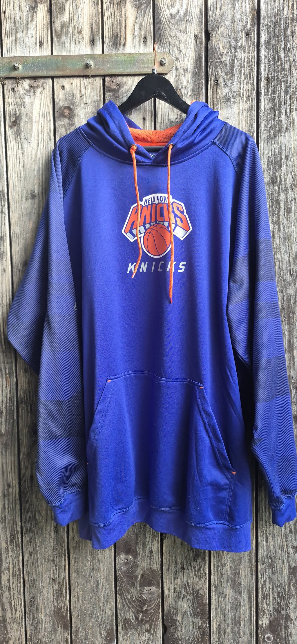 New York Knicks Vintage Hoodie Blau – Bild 1