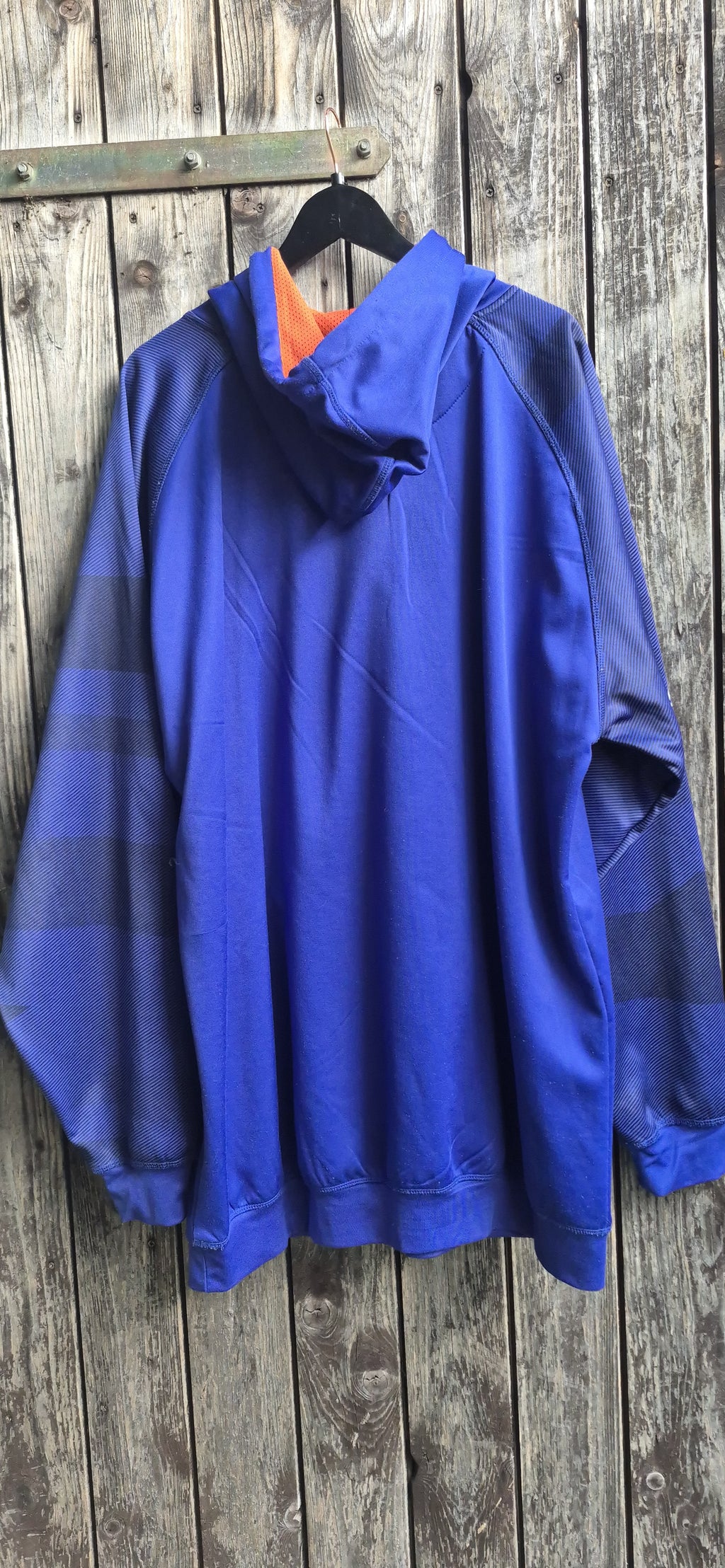 New York Knicks Vintage Hoodie Blau – Bild 3