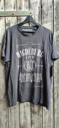 1.FC Magdeburg Vintage T-Shirt Schwarz – Bild 1