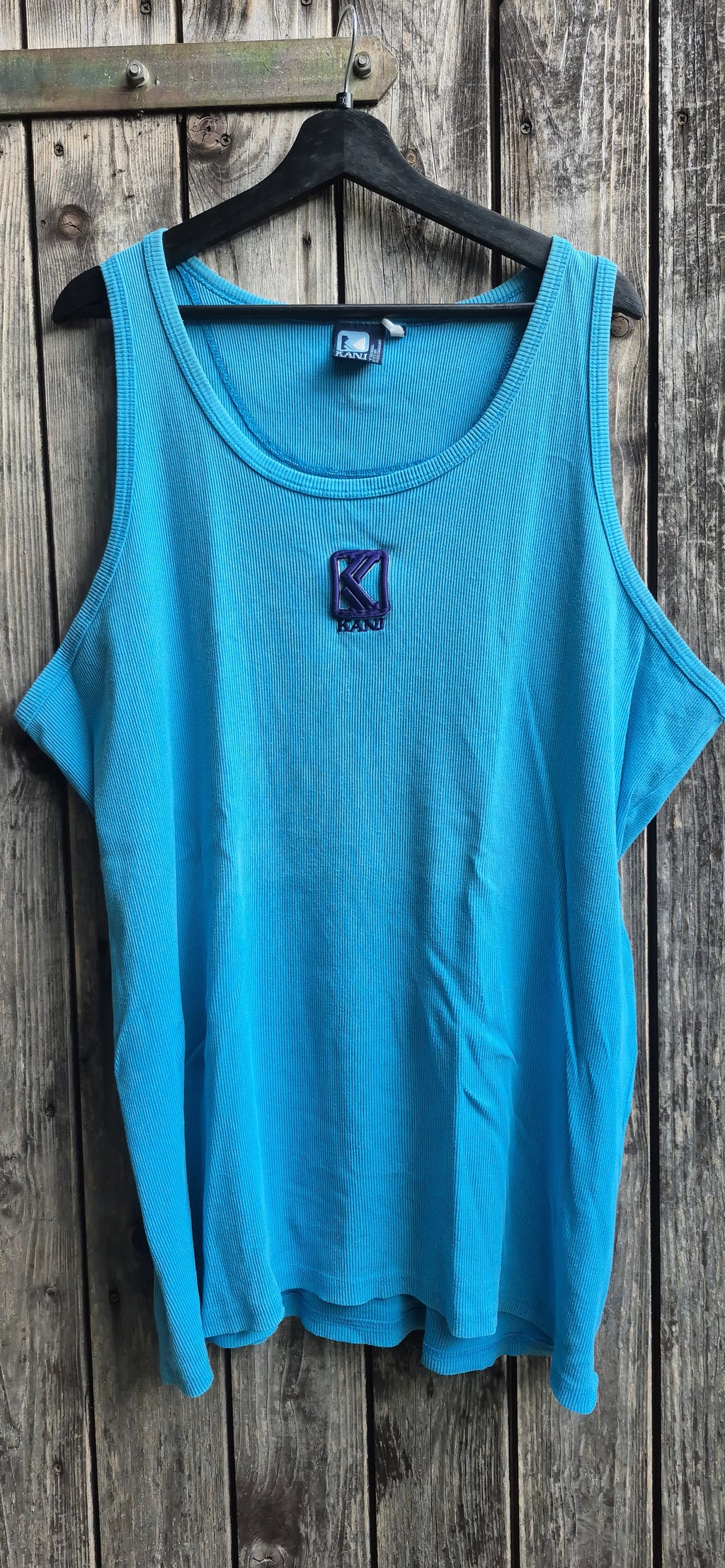 Karl Kani Vintage T-Shirt Blau – Bild 1