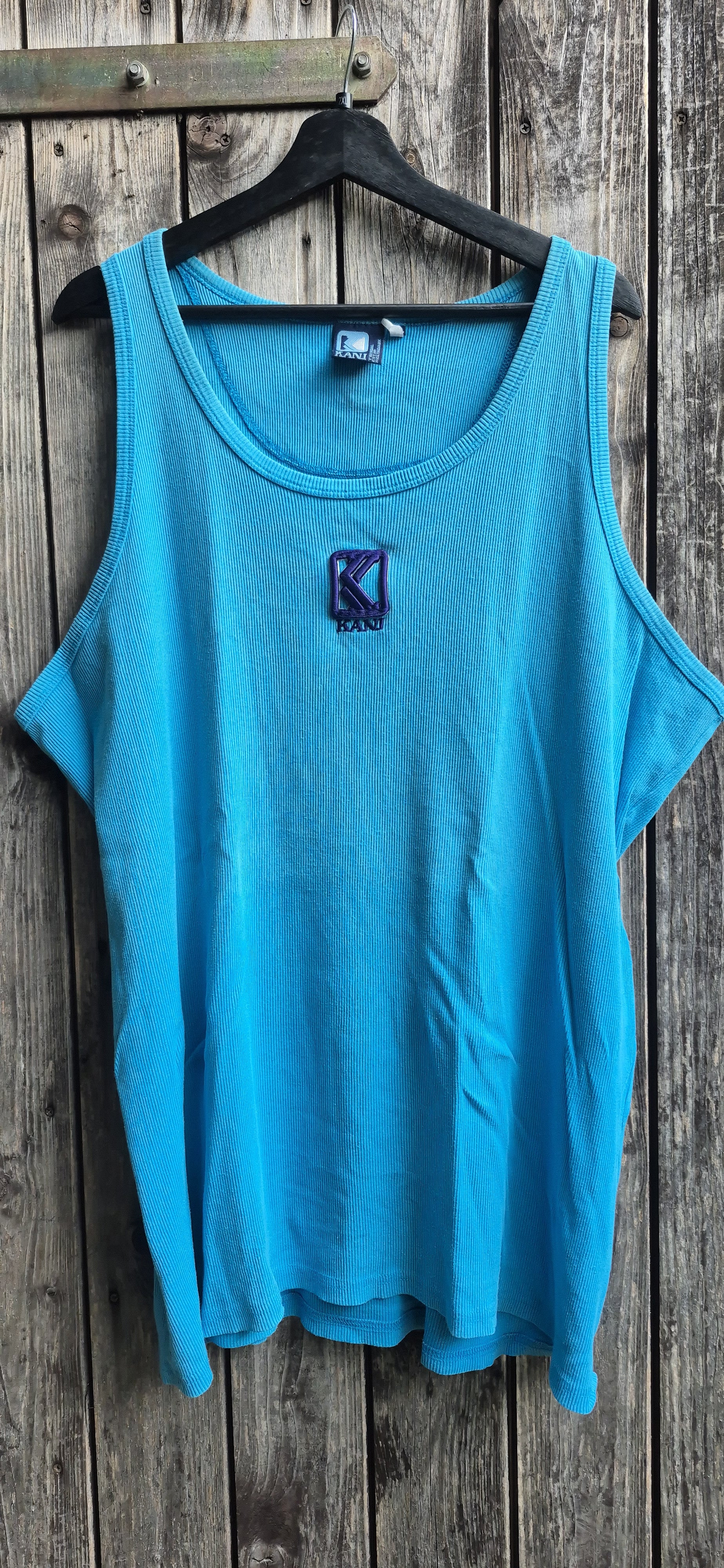 Karl Kani Vintage T-Shirt Blau – Bild 1