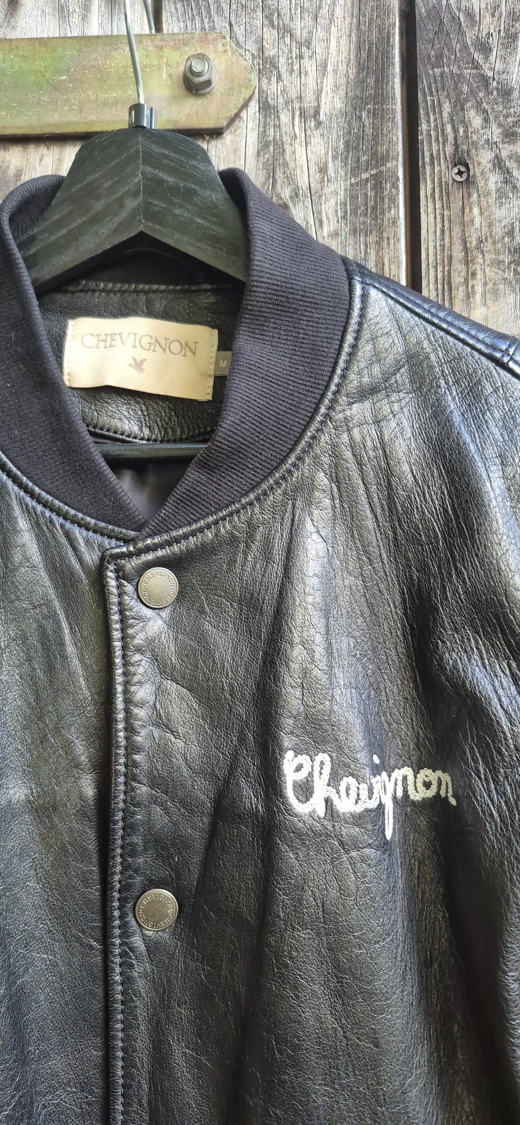 Chevignon Vintage Jacke Schwarz – Bild 2