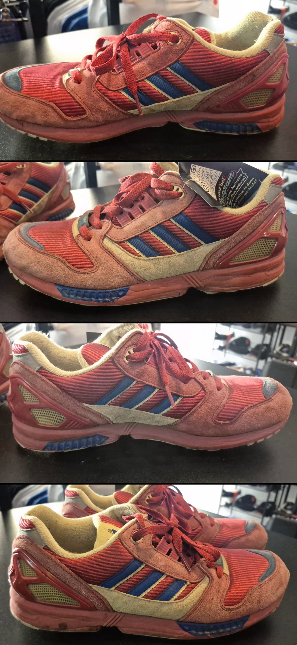 Adidas Originals ZX 8000 "Red Blue" 44 2/3 – Bild 3