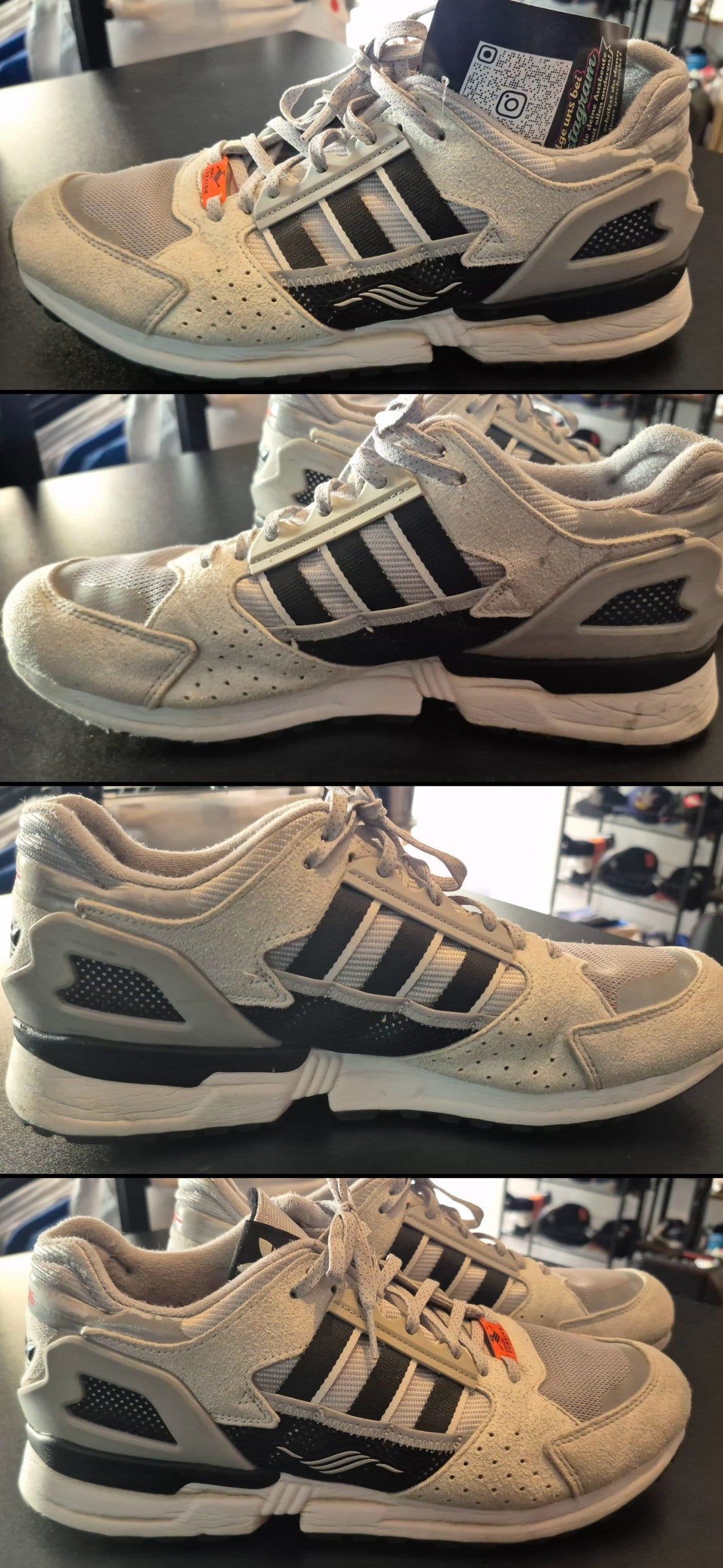 Adidas Originals ZX 10000 "Black/Grey" 44 2/3 – Bild 3