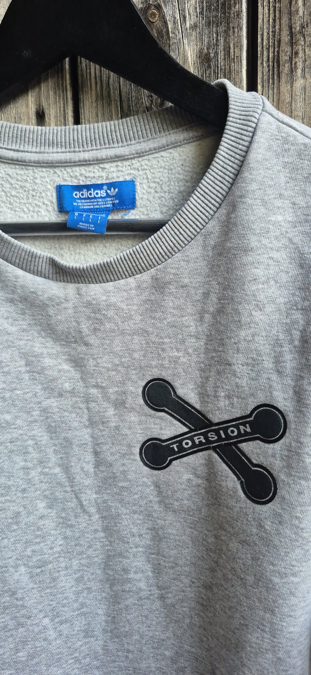 Adidas Originals Vintage Sweatshirt Grau – Bild 2