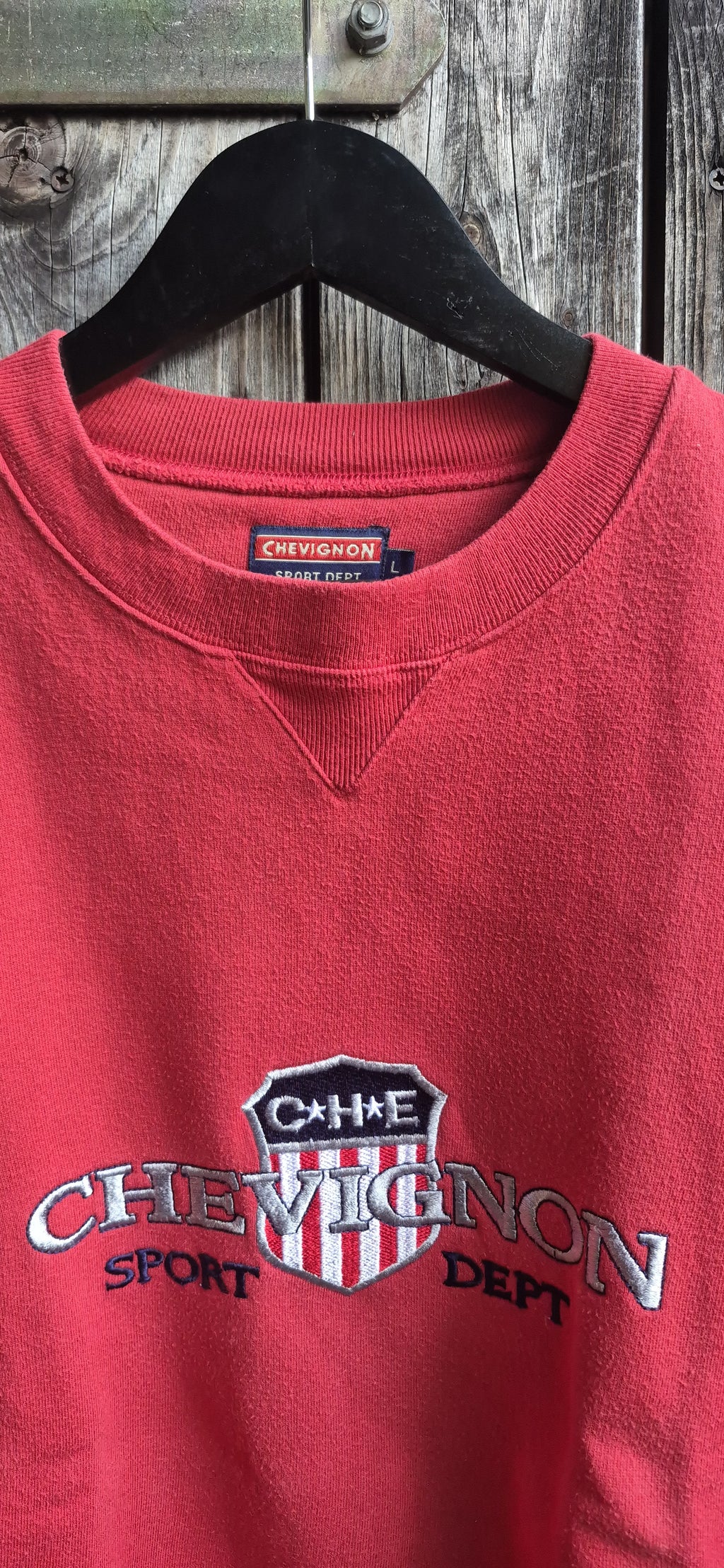 Chevignon Vintage Sweatshirt Rot – Bild 2